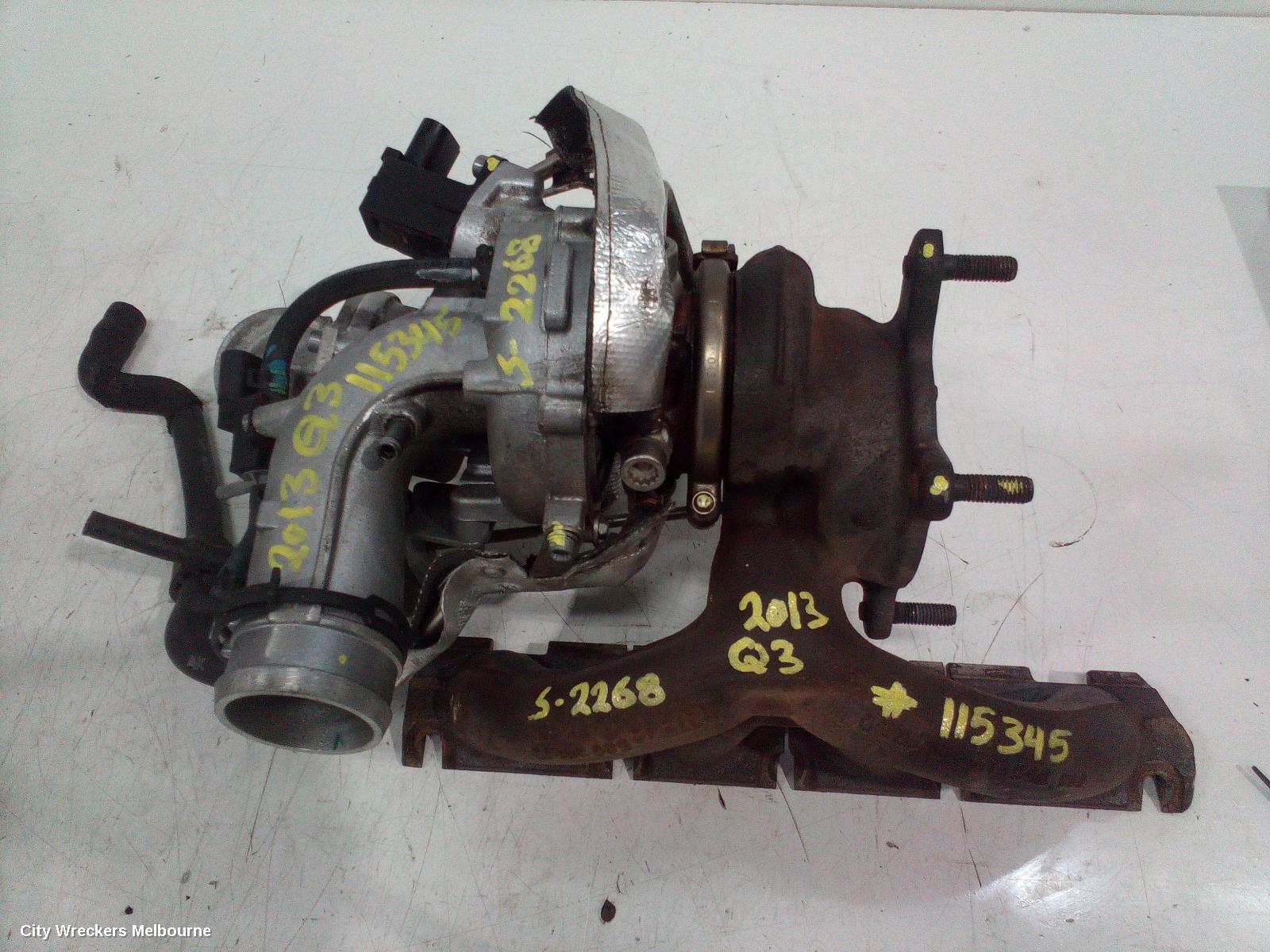 AUDI Q3 TURBO SUPERCHARGER, PETROL, 2.0, CCZC CODE, 8U, 03/2012 ONWARDS - Image 3