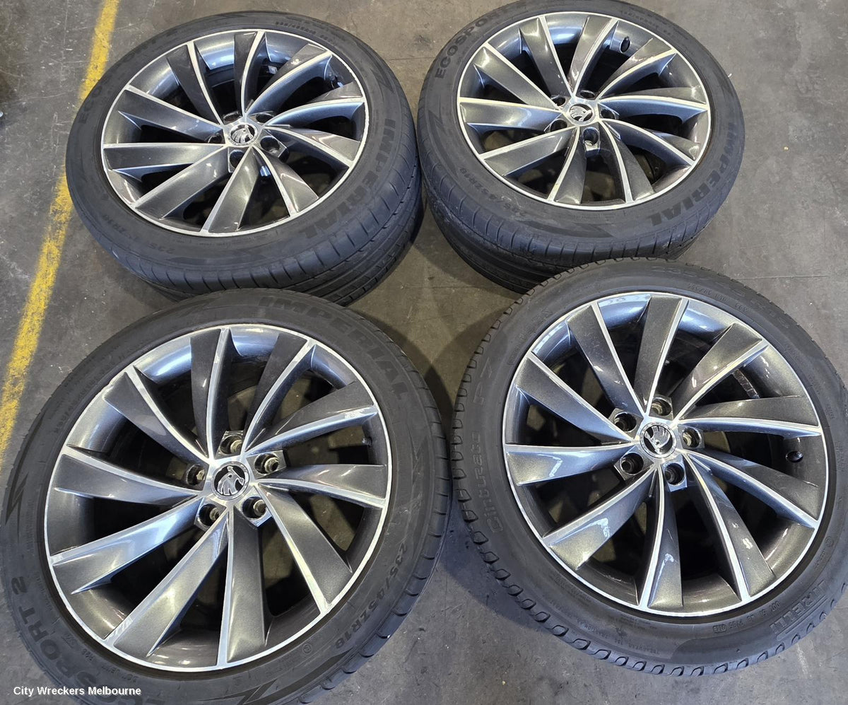 SKODA SUPERB WHEEL MAG, FACTORY, 18X8.0IN, MULTI SPOKE, PEGASUS, NP, 03/2016 ONWARDS - Image 2