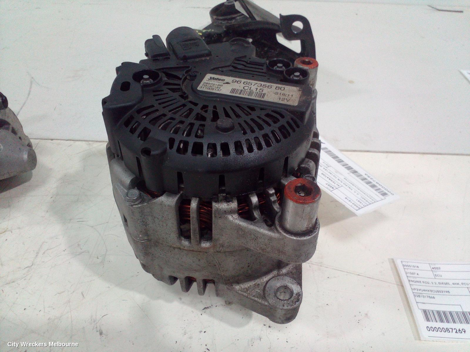 PEUGEOT 4007 ALTERNATOR, DIESEL, 2.2, VALEO P/N TG15C154, GS, 11/2009 - 08/2013 - Image 2