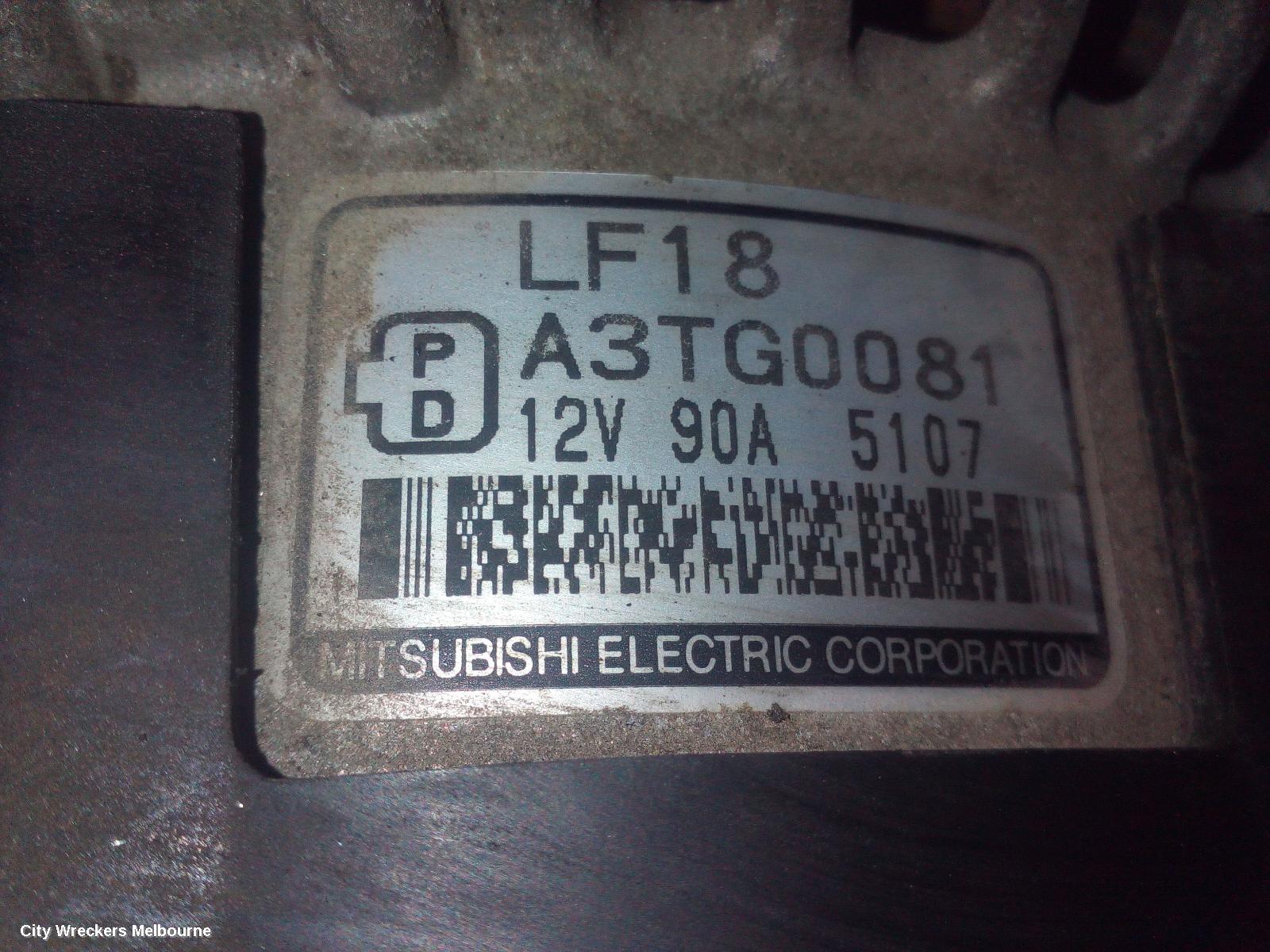 MAZDA 6 ALTERNATOR, PETROL, 2.3, 3 PIN TYPE, GG/GY, 06/2005 - 02/2008 - Image 1