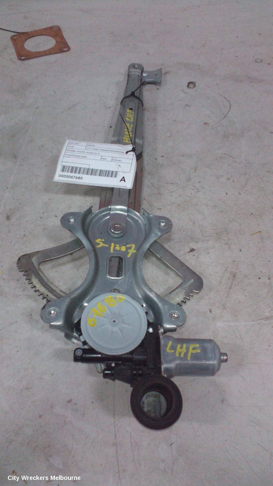 TOYOTA HIACE LEFT FRONT WINDOW REG/MOTOR, DOOR REG AND MOTOR ASSY, TRH/KDH, 03/2005 - 04/2019 - Image 1