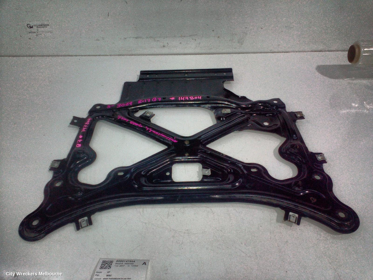 AUDI Q7, 4M, 07/2015 ONWARDS, UNDER TRANSSMISSION SPLASH TRAY: 147804 - Image 1