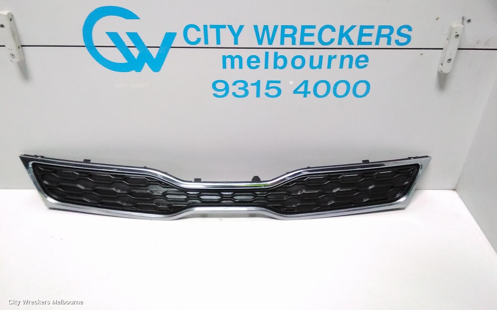 KIA RIO GRILLE, RADIATOR GRILLE, UB, HATCH, 08/2011 - 11/2014 - Image 2