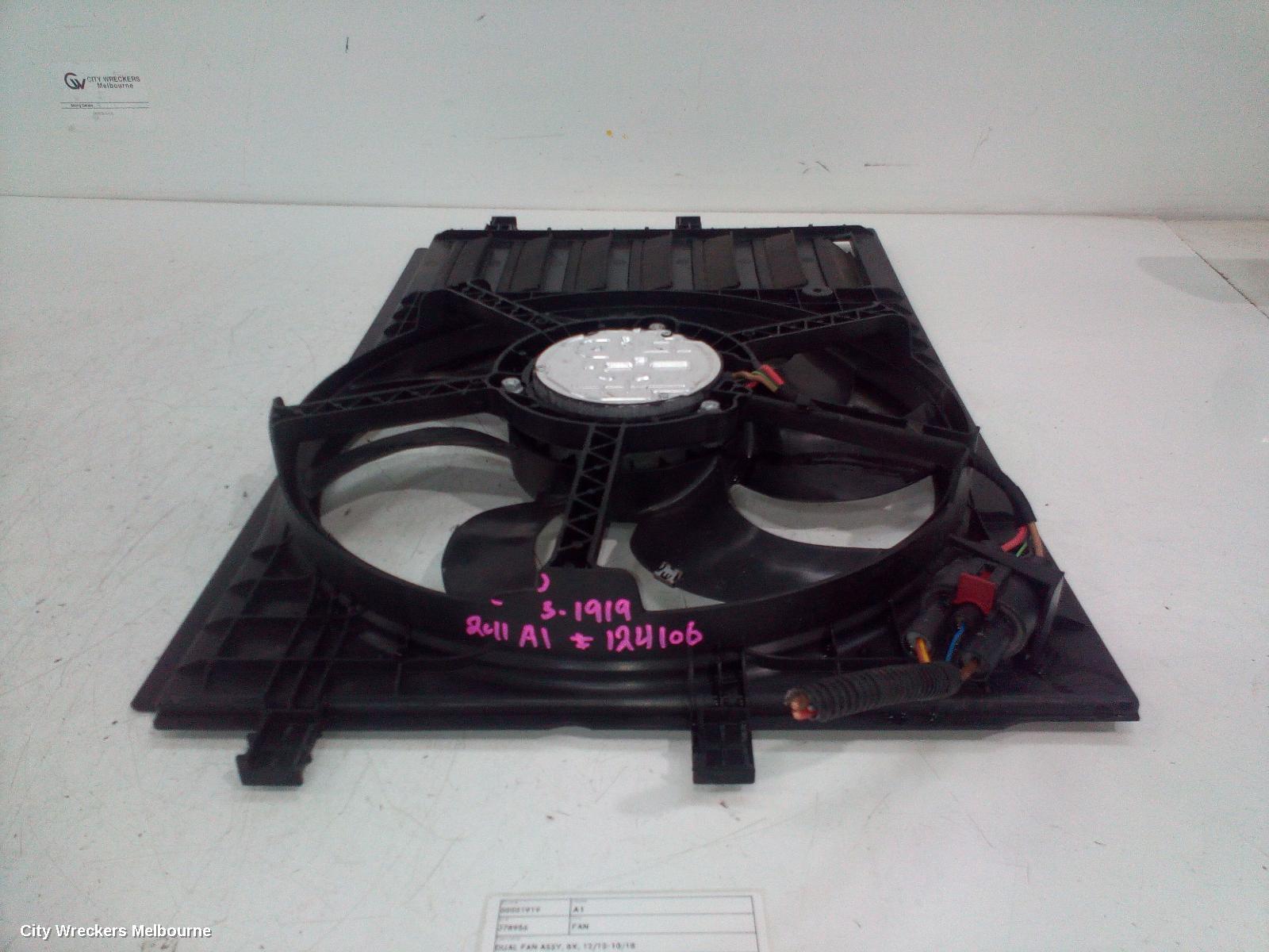 AUDI A1 FAN, DUAL FAN ASSY, 8X, 12/2010 - 10/2018 - Image 2