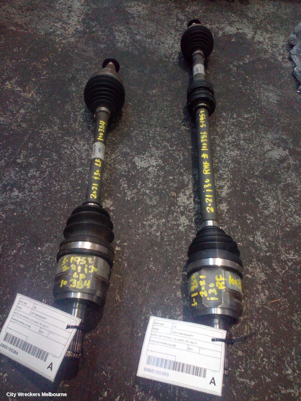 HYUNDAI I30 LEFT DRIVESHAFT, AUTO T/M, PETROL, 2.0, G4NC, PD, 03/2017 ONWARDS - Image 2