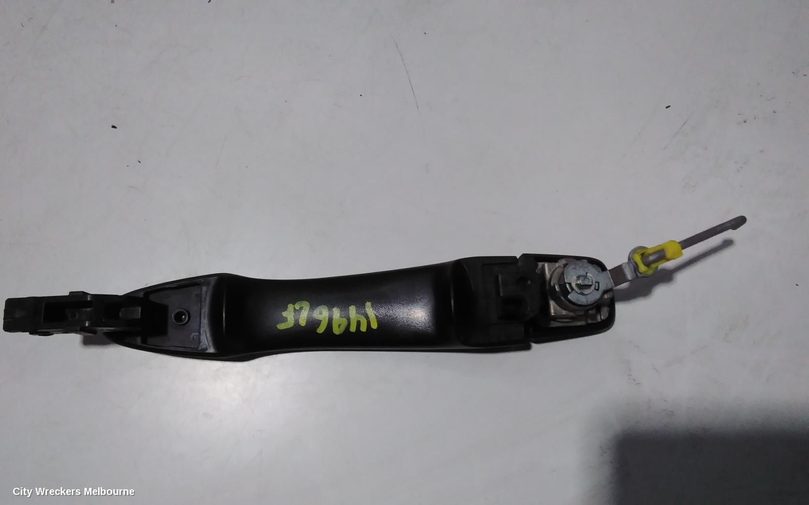 NISSAN NAVARA DOOR HANDLE, NP300, OUTER, LH REAR, BLACK, 05/2015 ONWARDS - Image 2