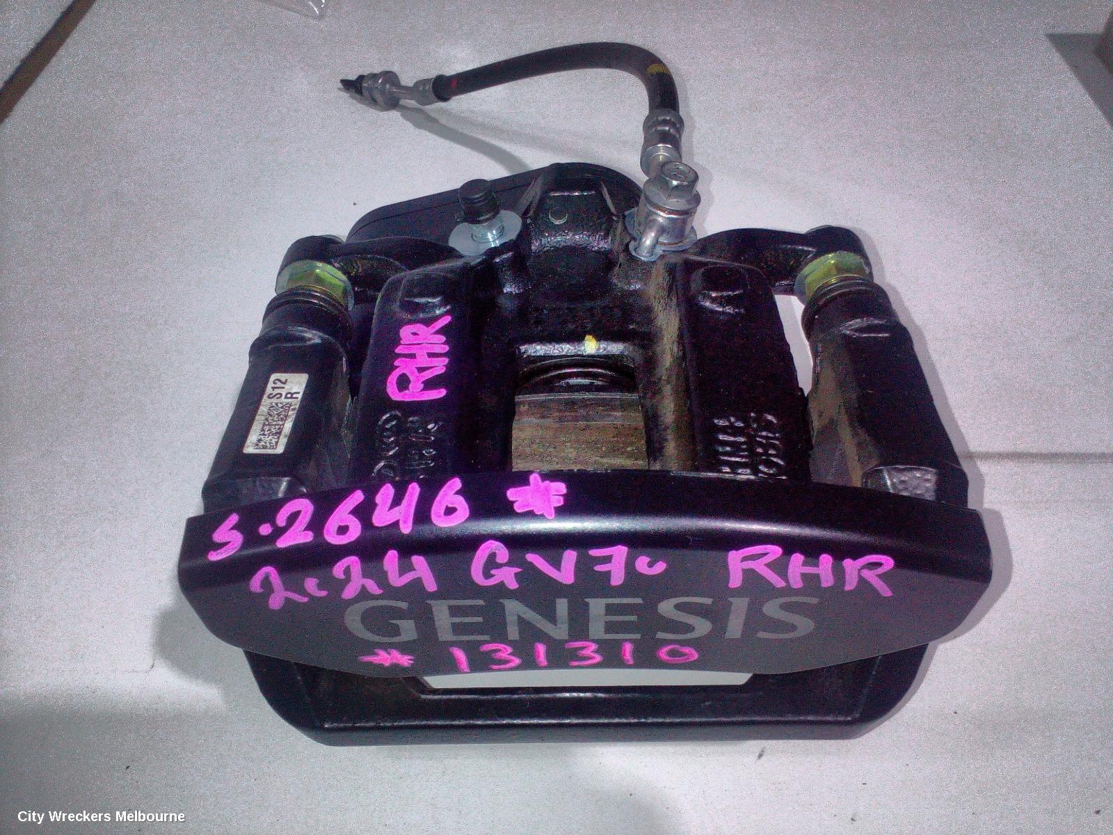 GENESIS GV70 CALIPER, RH REAR, W/SPORT PACKAGE, JK, 03/2021 ONWARDS - Image 1