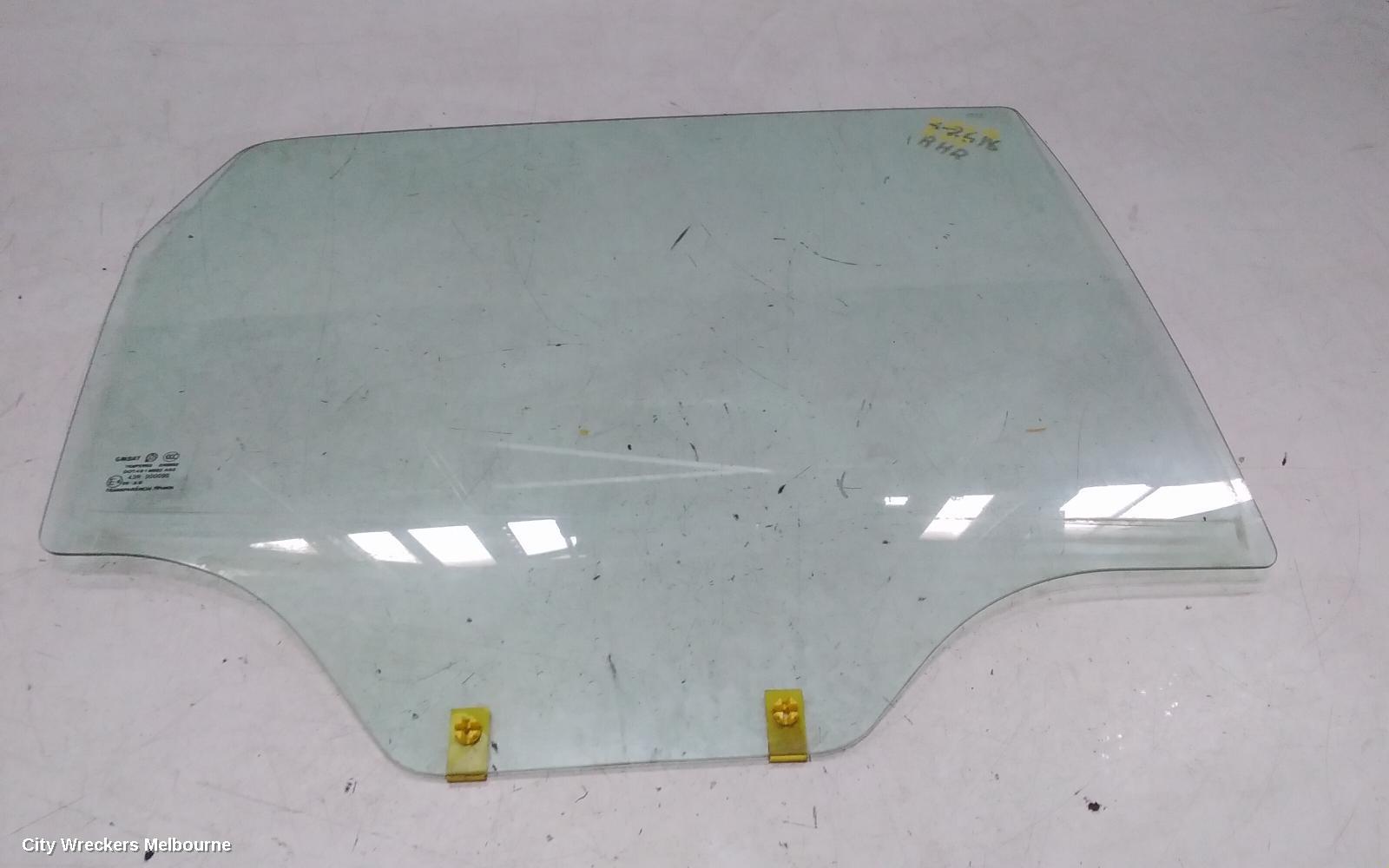HOLDEN BARINA RIGHT REAR DOOR WINDOW, TK, HATCH, 07/2008 - 12/2012 - Image 2