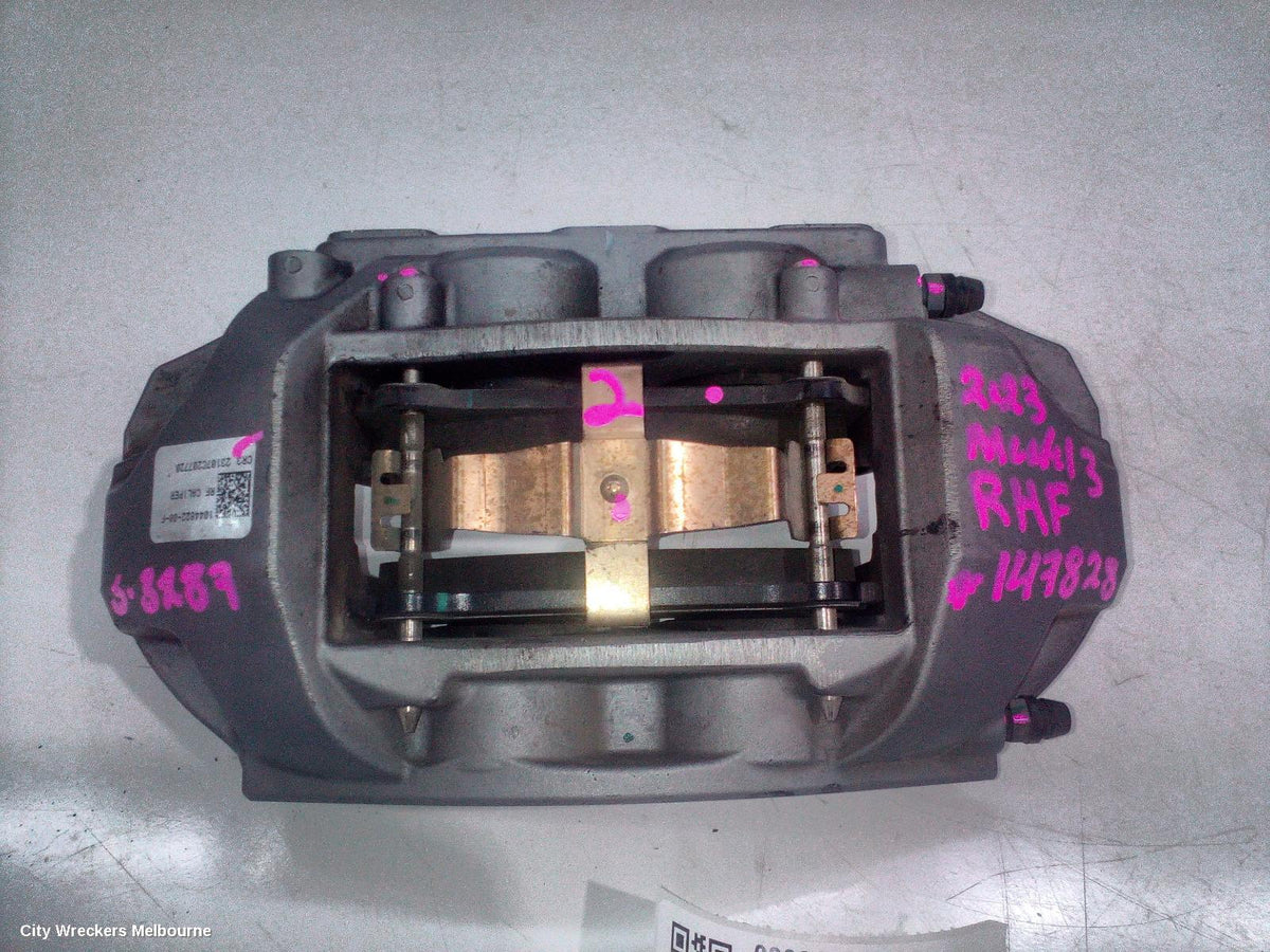 TESLA MODEL 3 CALIPER, RH FRONT, STANDARD TYPE, GRAY, 1ST GEN, 06/2019 ONWARDS - Image 1