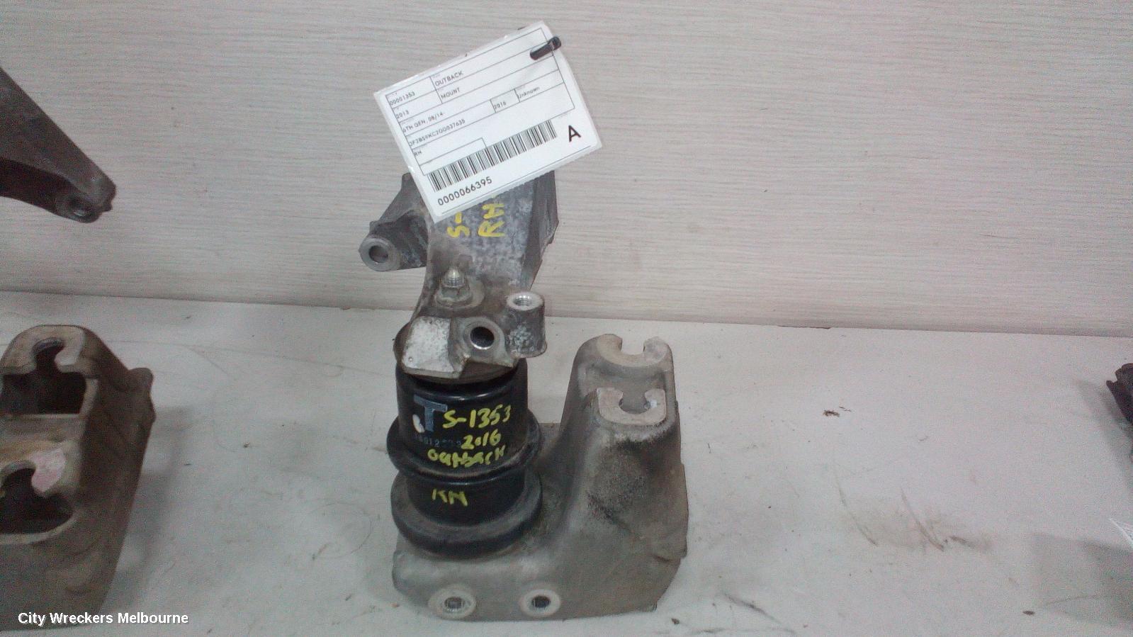 SUBARU OUTBACK MOUNT, 6TH GEN, 08/2014 - 12/2020 - Image 1