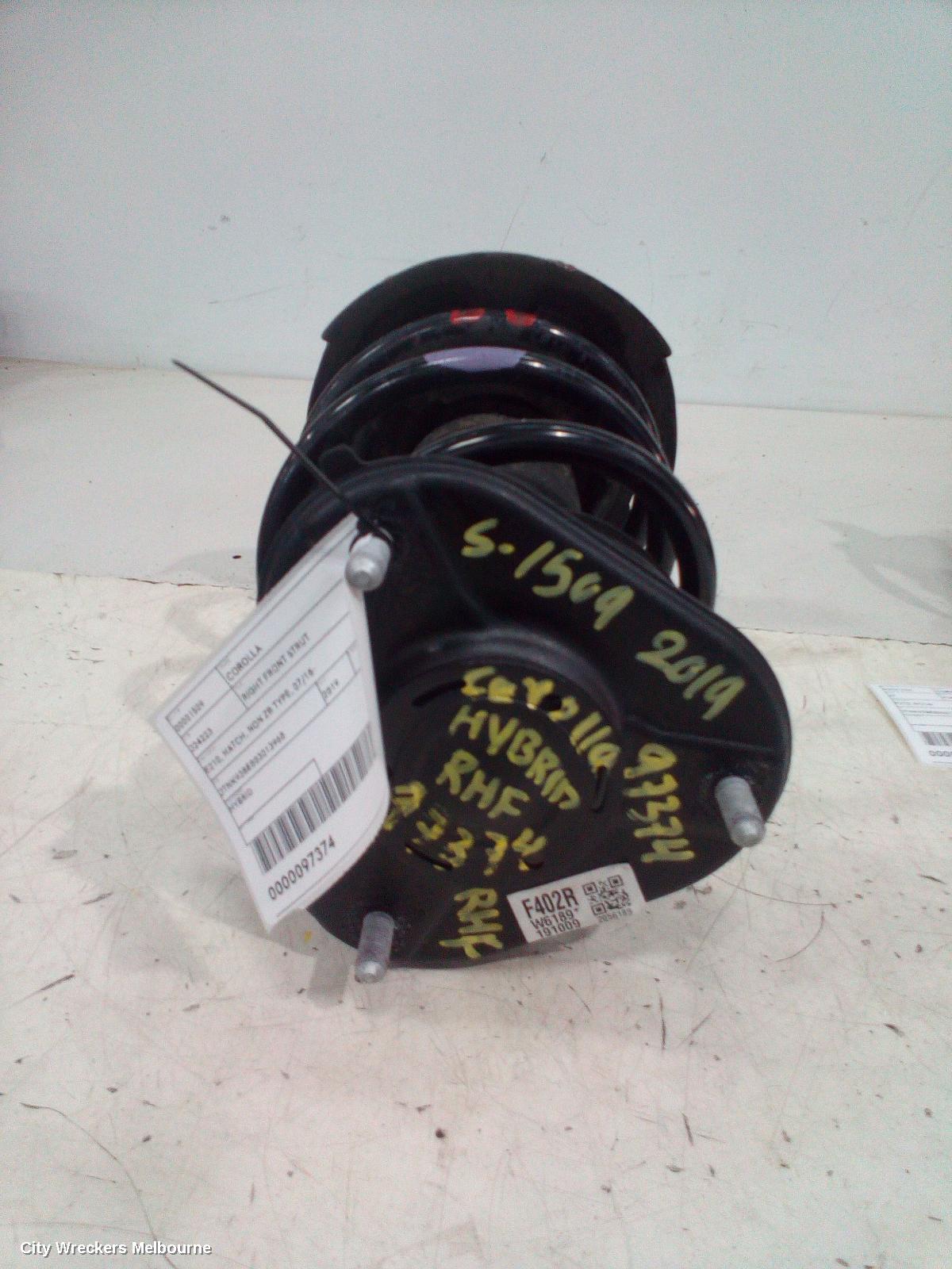 TOYOTA COROLLA RIGHT FRONT STRUT, E210, HATCH, NON ZR TYPE, 07/2018 ONWARDS - Image 2