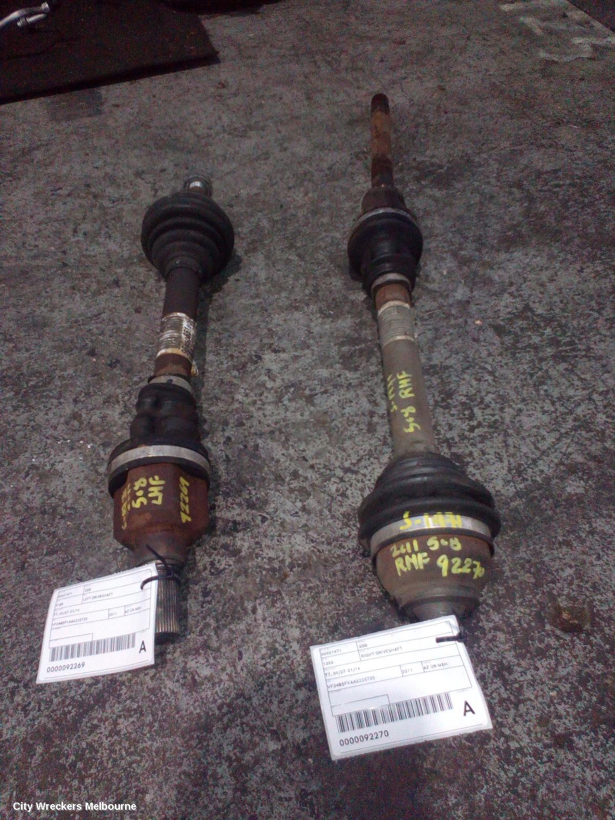 PEUGEOT 308 RIGHT DRIVESHAFT, T7, 09/2007 - 01/2014 - Image 2
