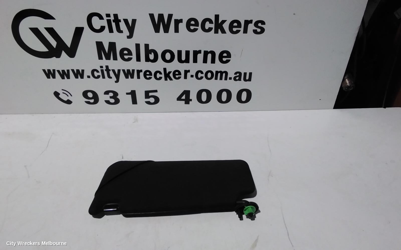 HONDA CIVIC SUNVISOR, 10TH GEN, RH SIDE, DARK GREY, CLOTH, 05/2016 - 08/2021 - Image 1