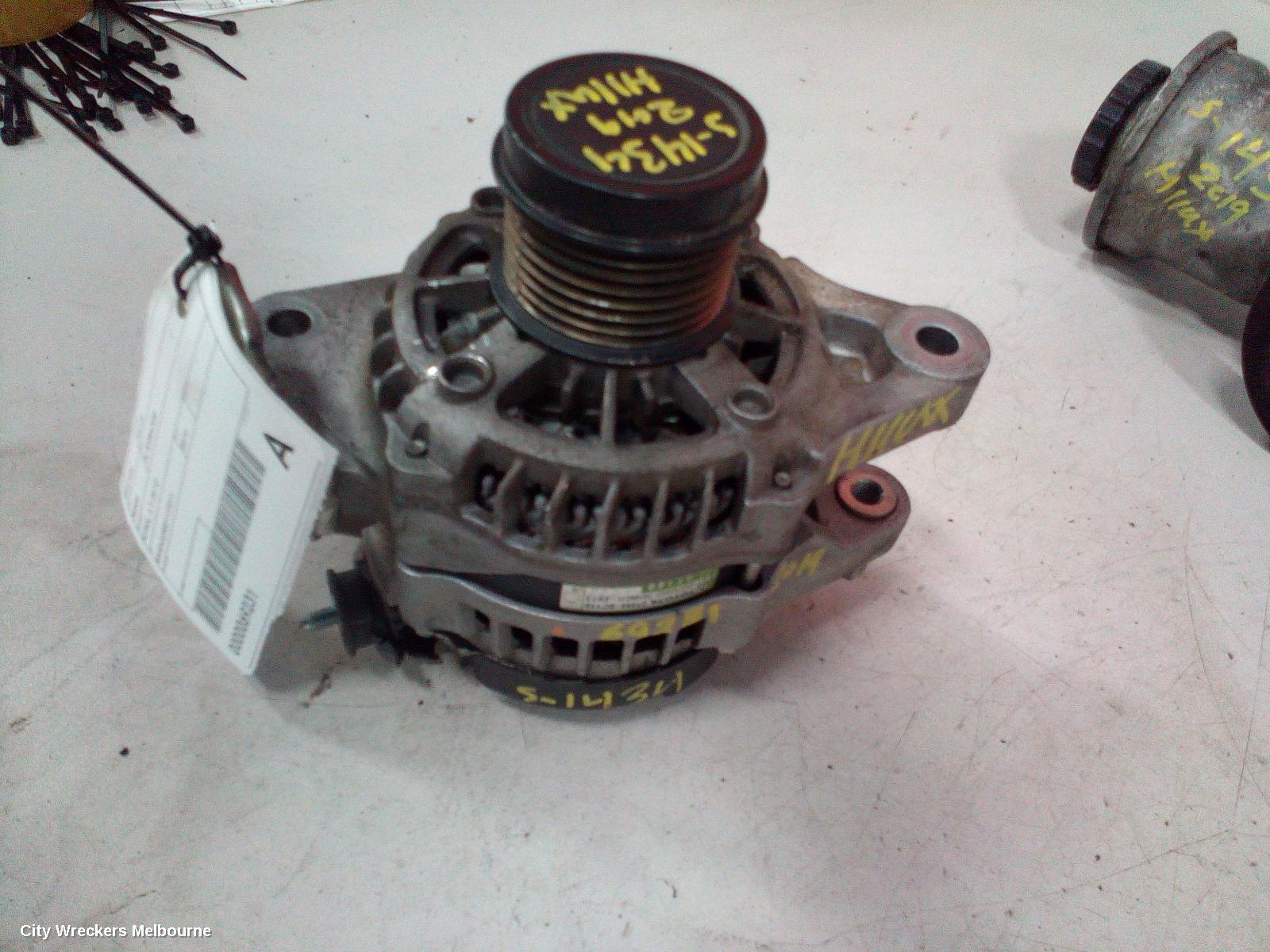 TOYOTA HILUX ALTERNATOR, PETROL, 2.7, 09/2015 ONWARDS - Image 3