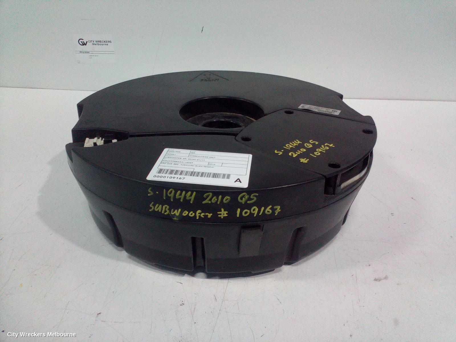 AUDI Q5 SPEAKER, SUBWOOFER, 8R, 12/2008 - 01/2017 - Image 2