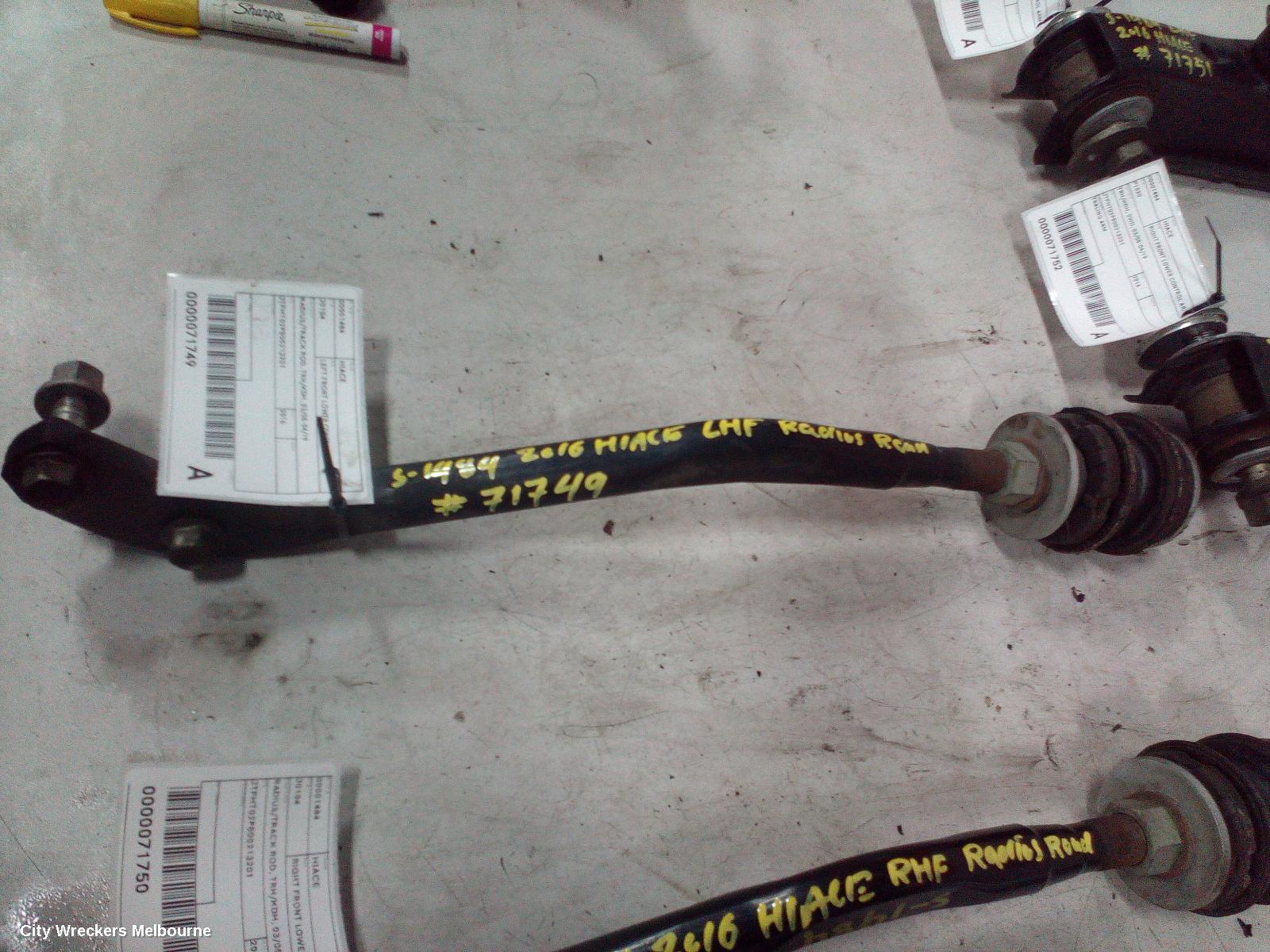TOYOTA HIACE LEFT FRONT LOWER CONTROL ARM, RADIUS/TRACK ROD, TRH/KDH, 03/2005 - 04/2019 - Image 2