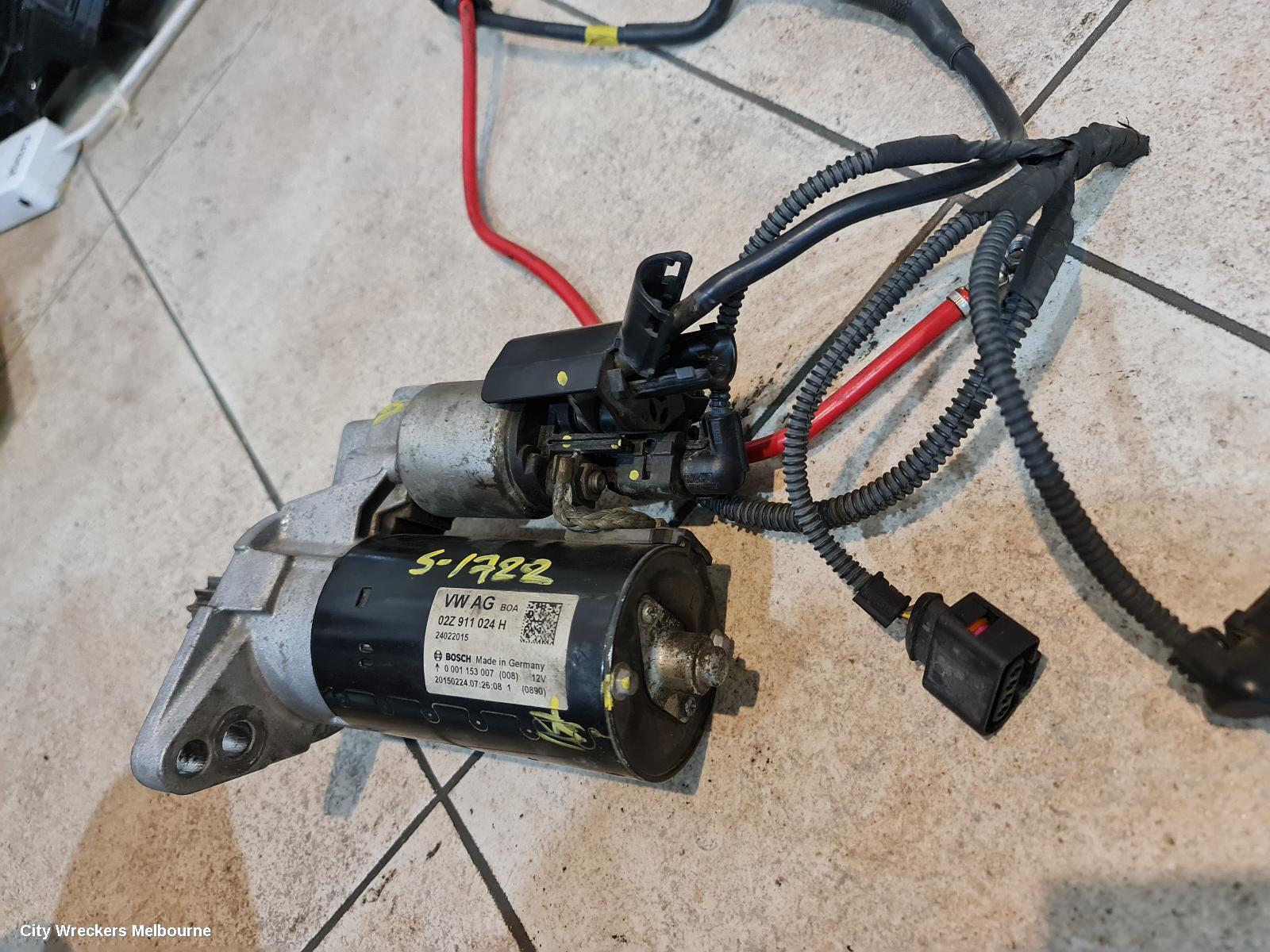 VOLKSWAGEN CADDY STARTER, DIESEL, 1.6, AUTO T/M, VALEO, 2K, 08/2010 - 06/2015 - Image 3