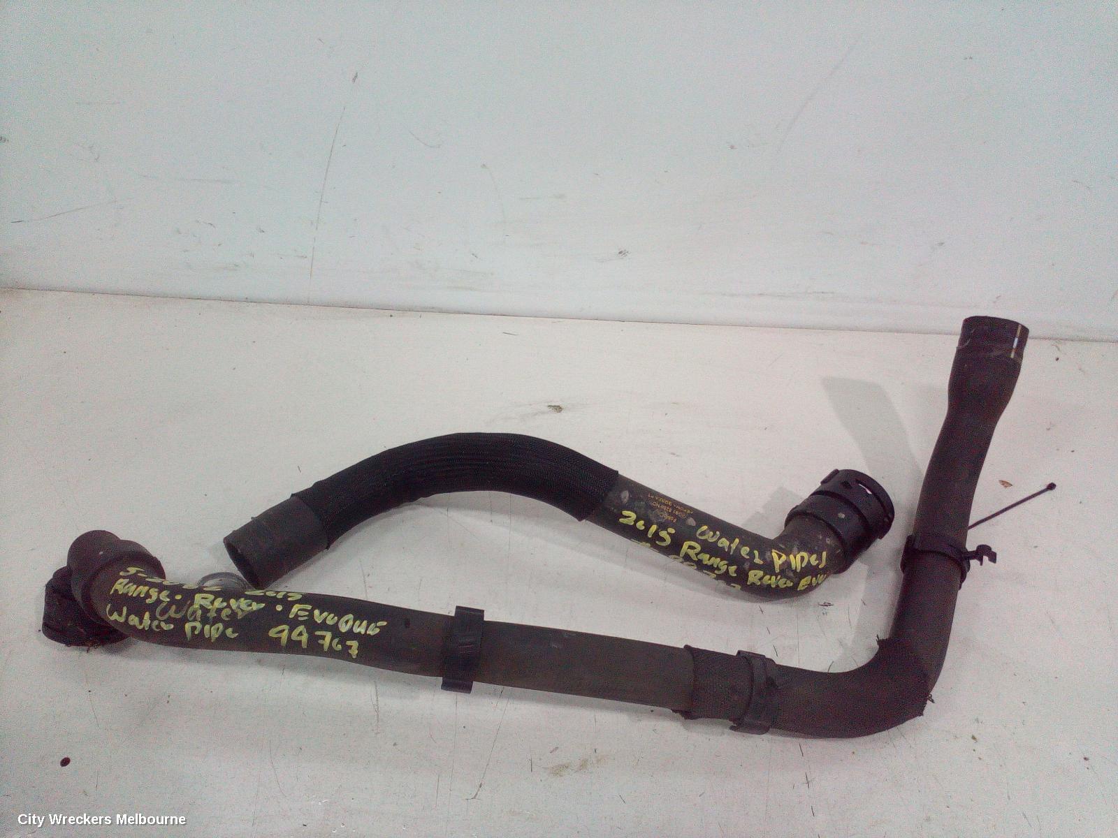 LAND ROVER RANGEROVER EVOQUE WATER PIPES/OUTLETS, L538, 11/2011 - 01/2019 - Image 3