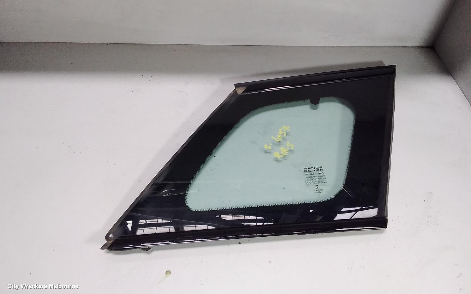 LAND ROVER RANGEROVER EVOQUE RIGHT REAR SIDE GLASS, 5DR, STANDARD TYPE, L538, 11/2011 - 01/2019 - Image 1