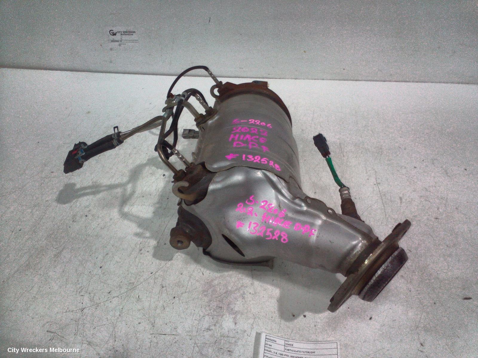 TOYOTA HIACE PARTICULATE FILTER/DPF, DIESEL, 2.8, 1GD-FTV, 300 SERIES, 04/2019 ONWARDS - Image 2