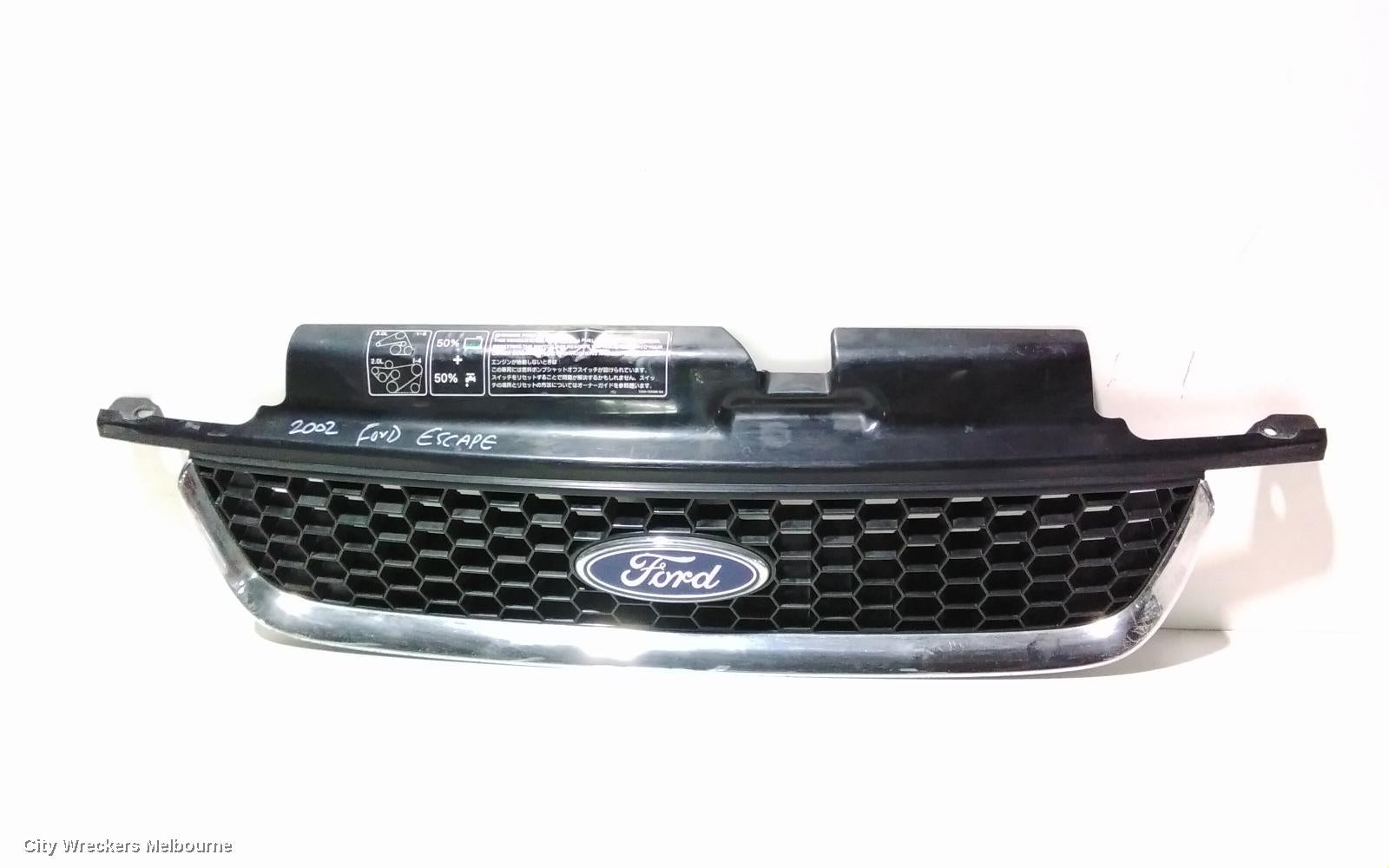 FORD ESCAPE GRILLE, BA, BLACK & CHROME, XLT, 02/2001 - 03/2003 - Image 2