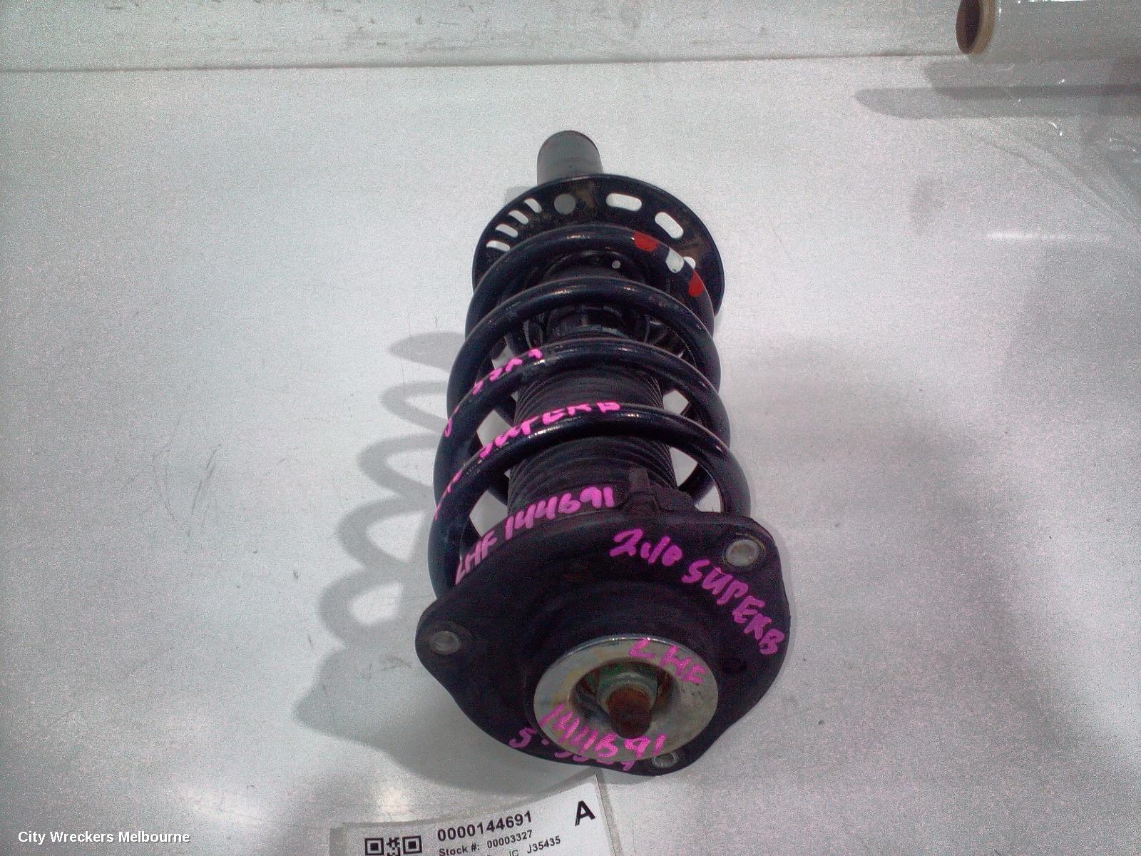 SKODA SUPERB LEFT FRONT STRUT, 3T, 03/2009 - 12/2015 - Image 2