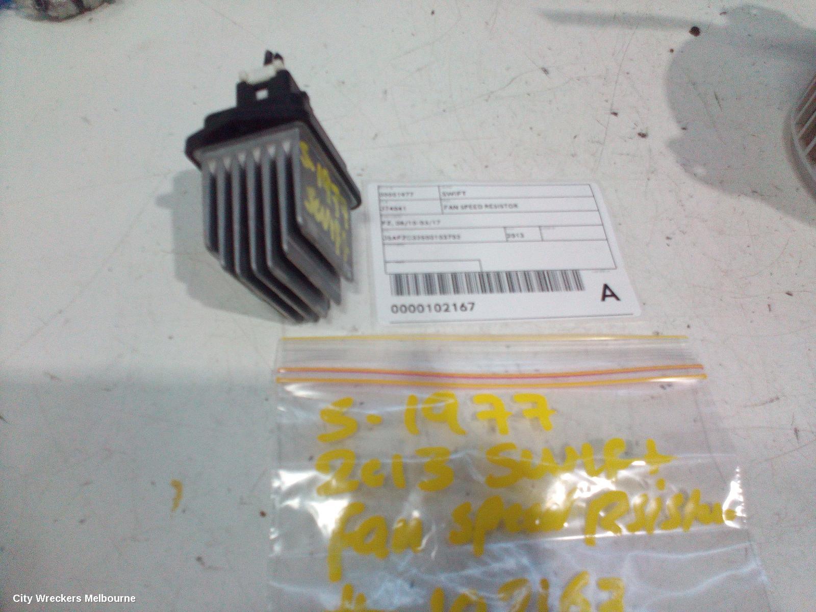 SUZUKI SWIFT FAN SPEED RESISTOR, FZ, 08/2010 - 03/2017 - Image 3
