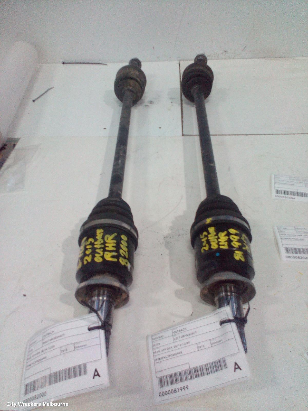SUBARU OUTBACK LEFT DRIVESHAFT, REAR, 6TH GEN, 08/2014 - 12/2020 - Image 2