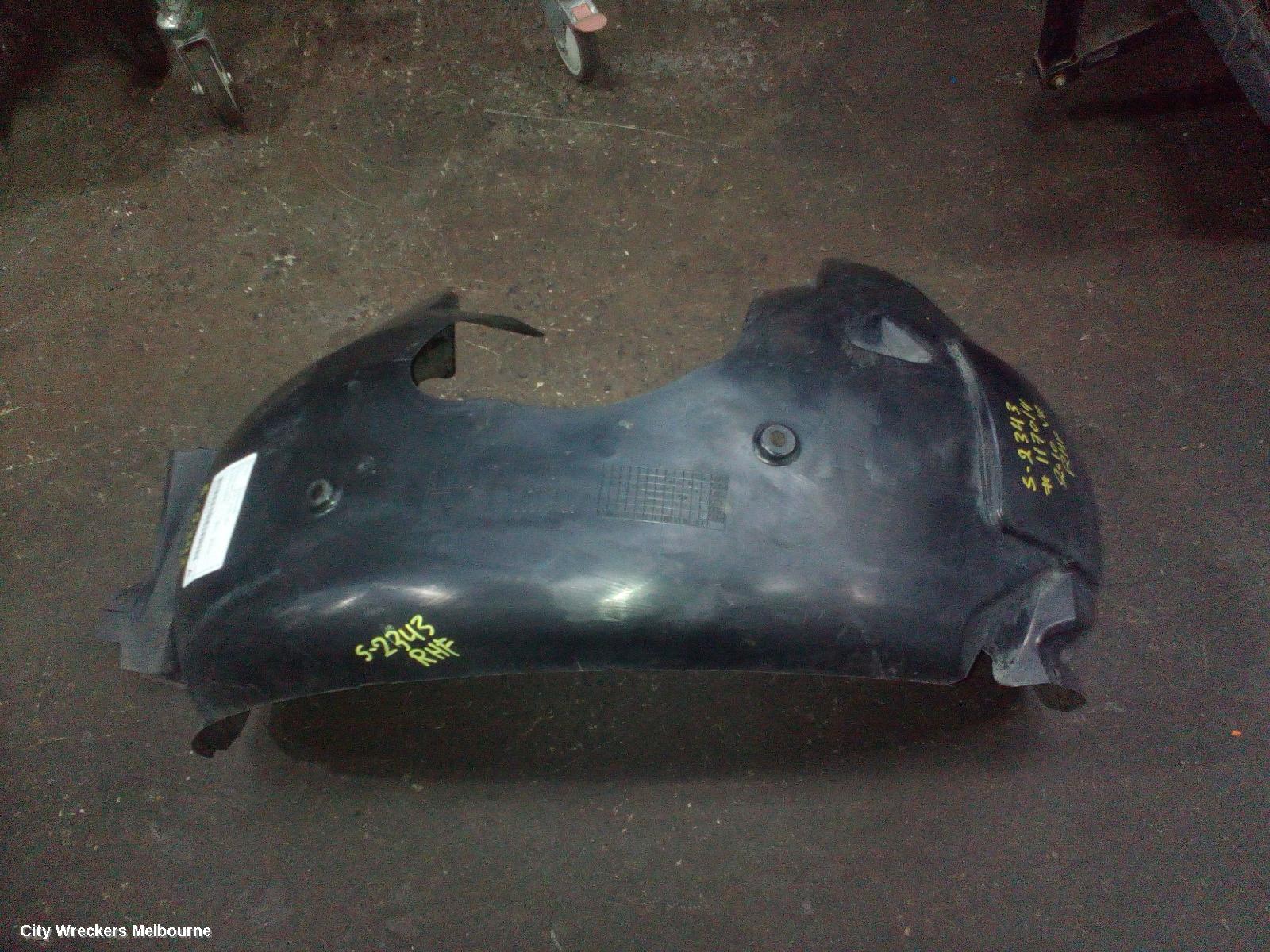 HOLDEN COMMODORE RIGHT GUARD LINER, VE, FRONT, 08/2006 - 05/2013 - Image 1