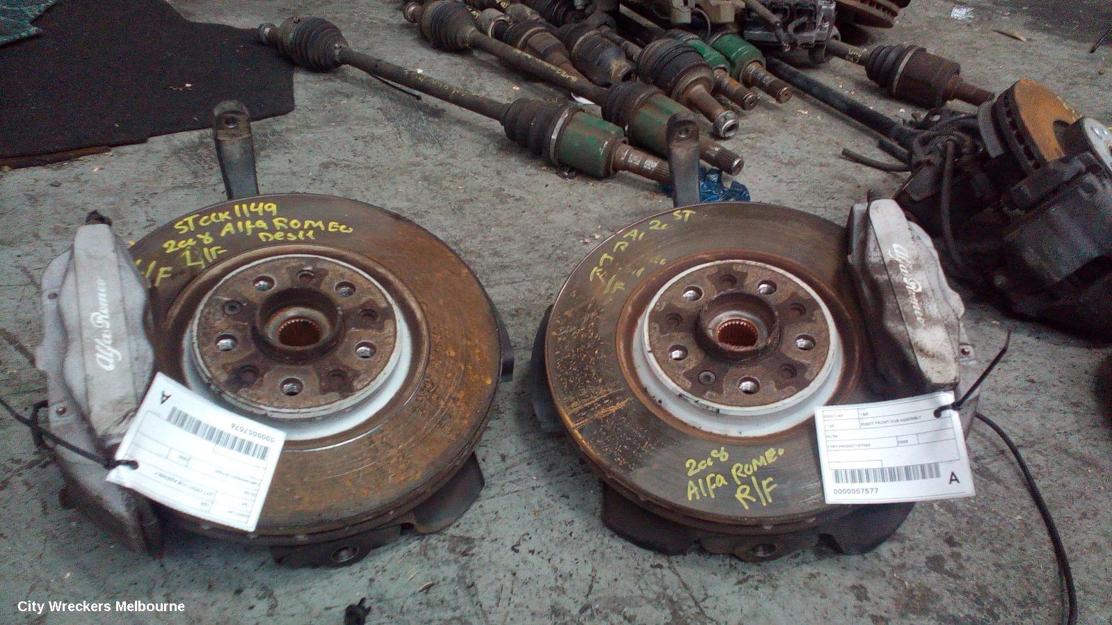 ALFA ROMEO 159 LEFT FRONT HUB ASSEMBLY, 06/2006 ONWARDS - Image 1