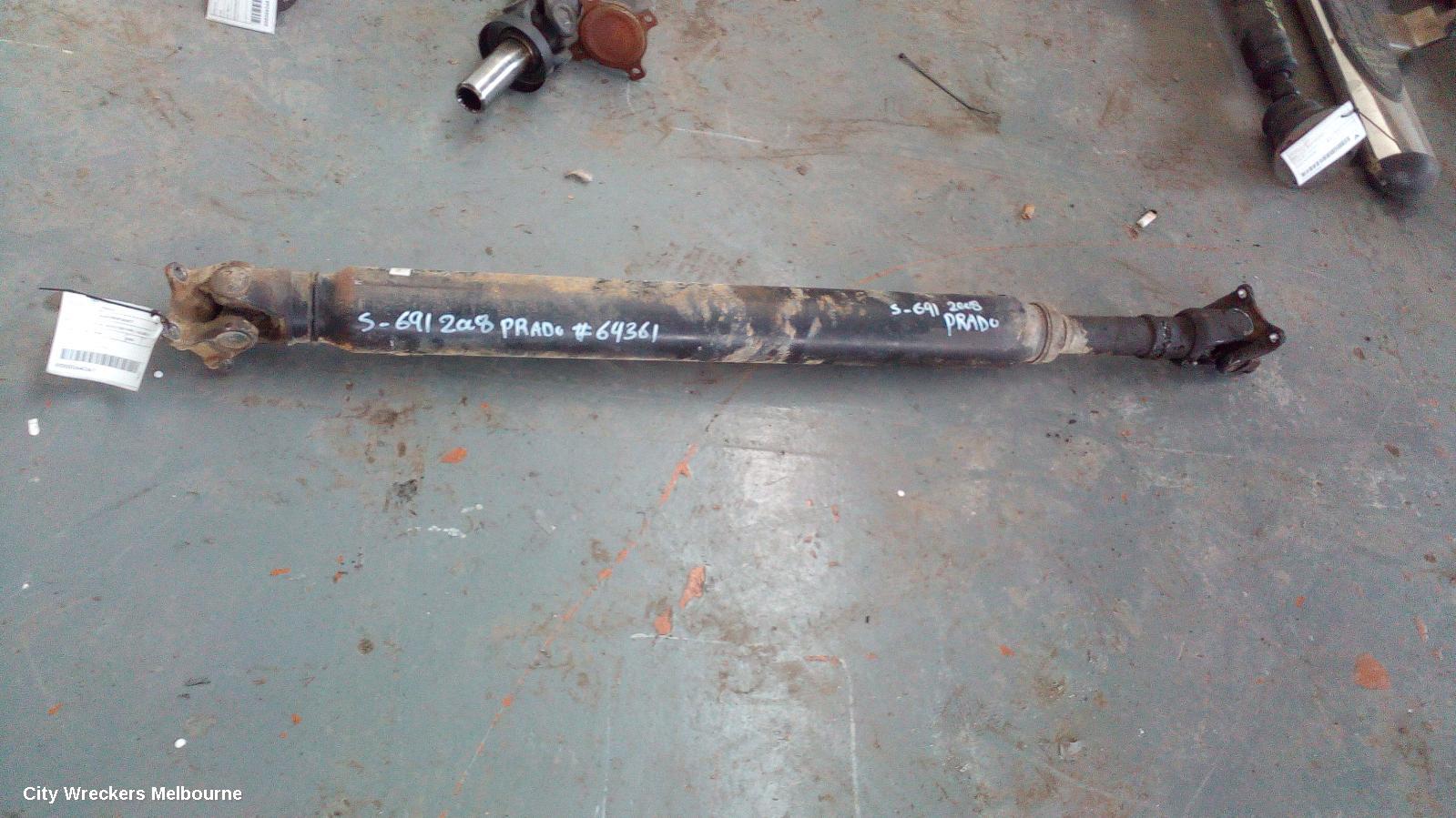 TOYOTA PRADO REAR DRIVE SHAFT, PETROL, 4.0, 1GR-FE, AUTO T/M TYPE, 120 SERIES, 02/2003 - 10/2009 - Image 1