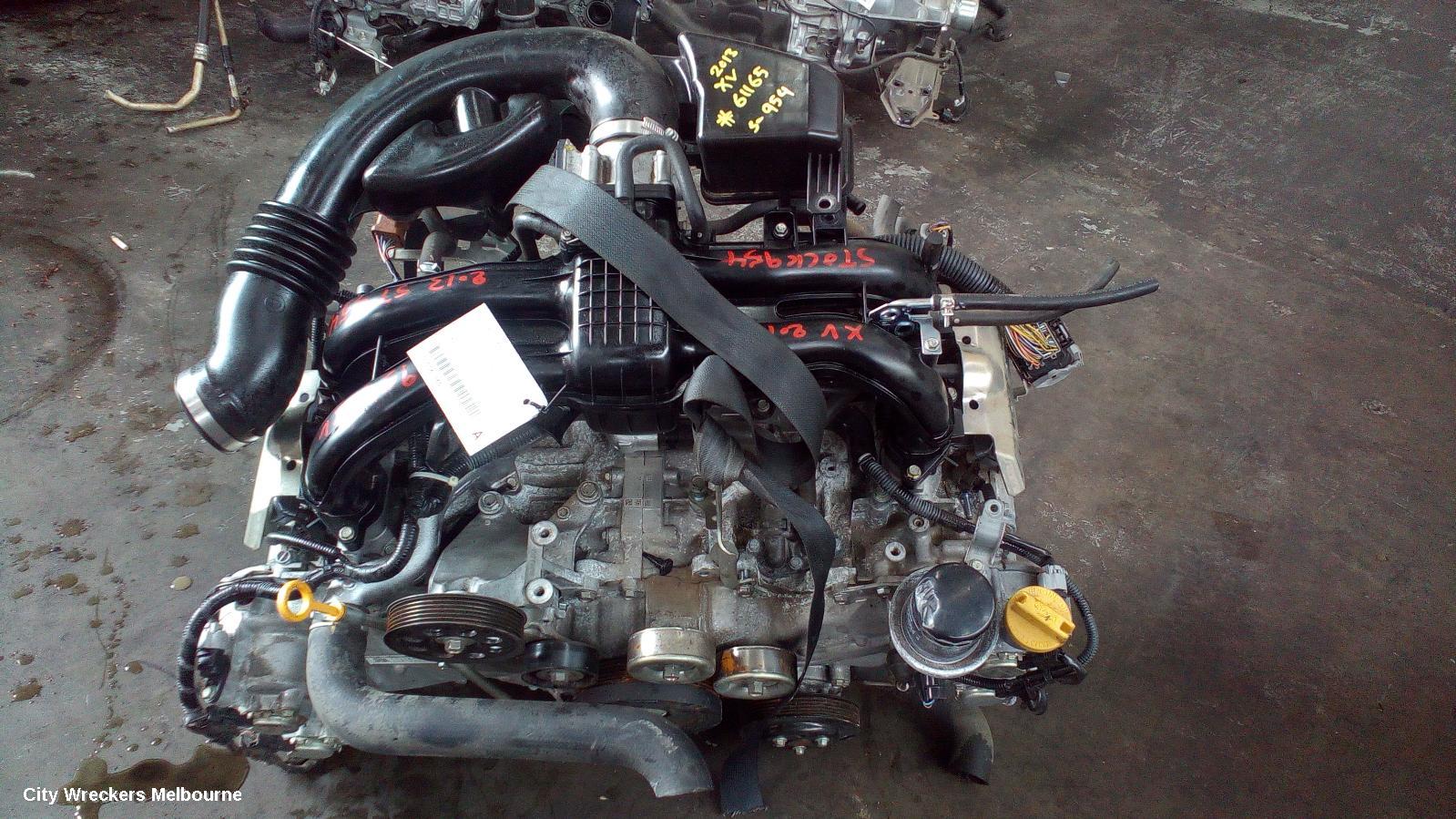 SUBARU XV ENGINE, PETROL, 2.0, FB20, AUTO T/M, G4X, 08/2011 - 10/2014 - Image 2