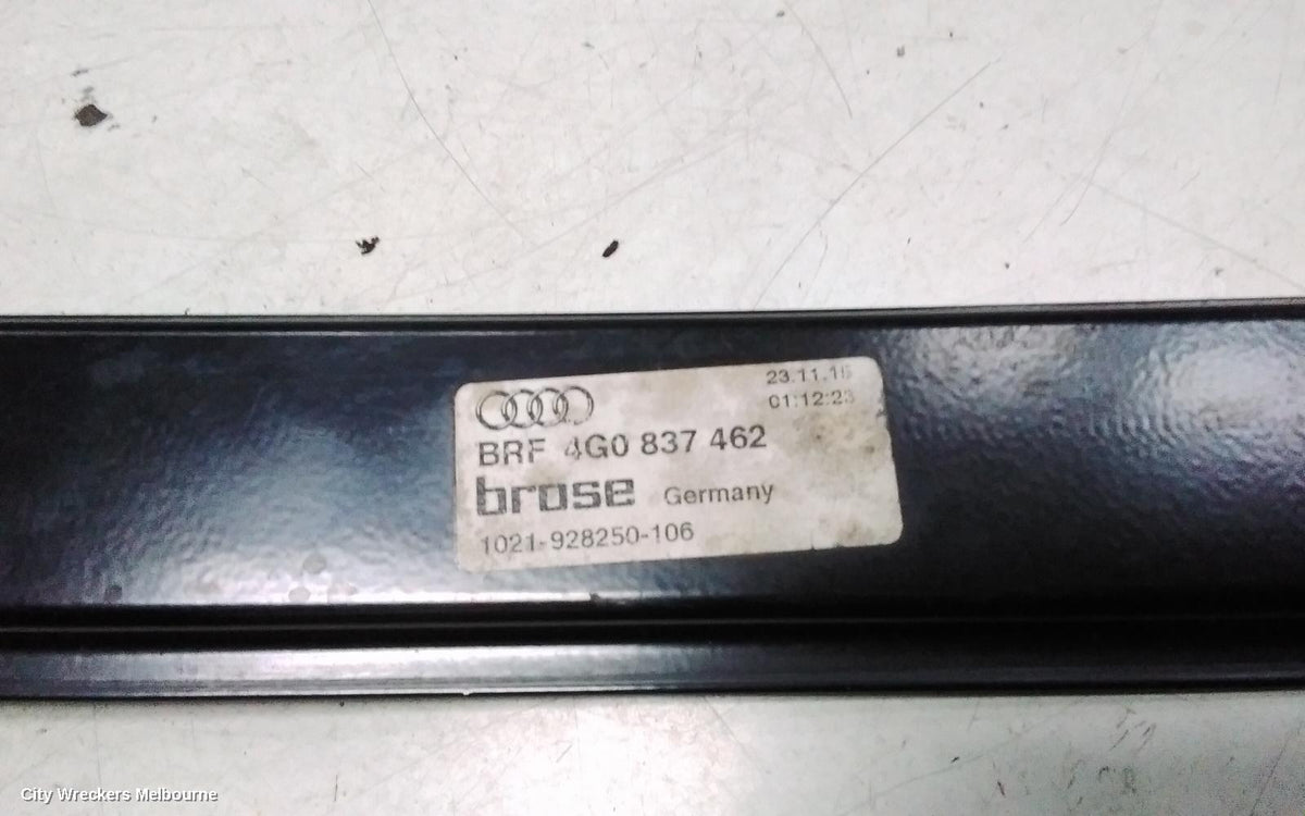 AUDI A6 RIGHT FRONT WINDOW REG/MOTOR, C7/4G, DOOR REG ASSY (REG AND MOTOR), 04/2011 - 06/2018 - Image 3