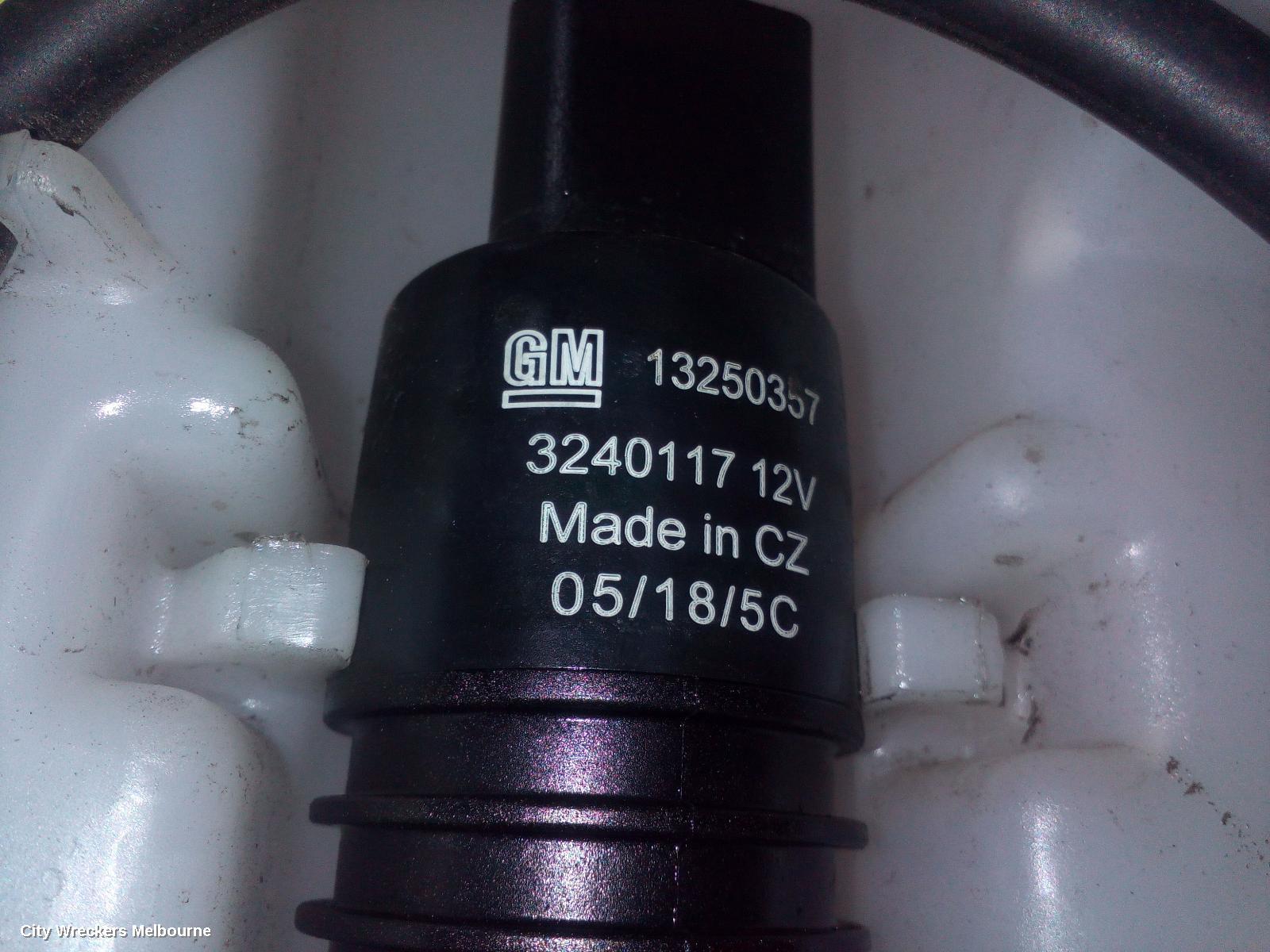 HOLDEN TRAX WASHER BOTTLE, WASHER BOTTLE MOTOR, FRONT, TJ SERIES, 08/2013 - 12/2020 - Image 2