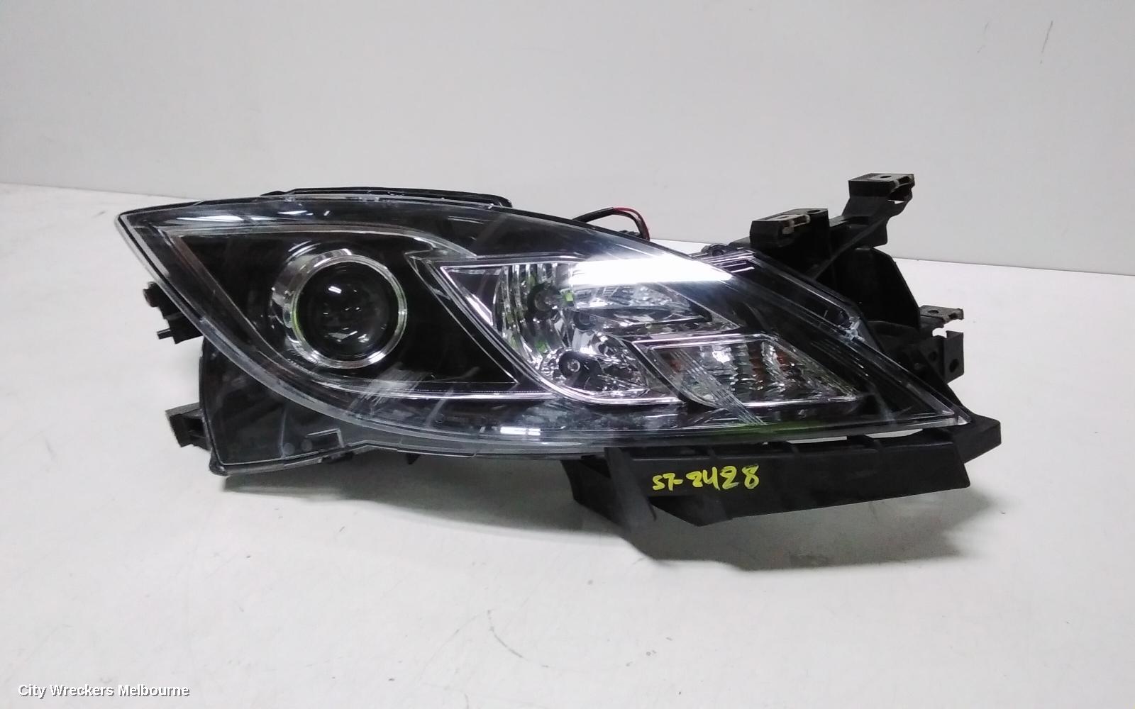 MAZDA 6 RIGHT HEADLAMP, GH SII, XENON TYPE, LOW BEAM, BLACK INSERT, 03/2010 - 11/2012 - Image 2