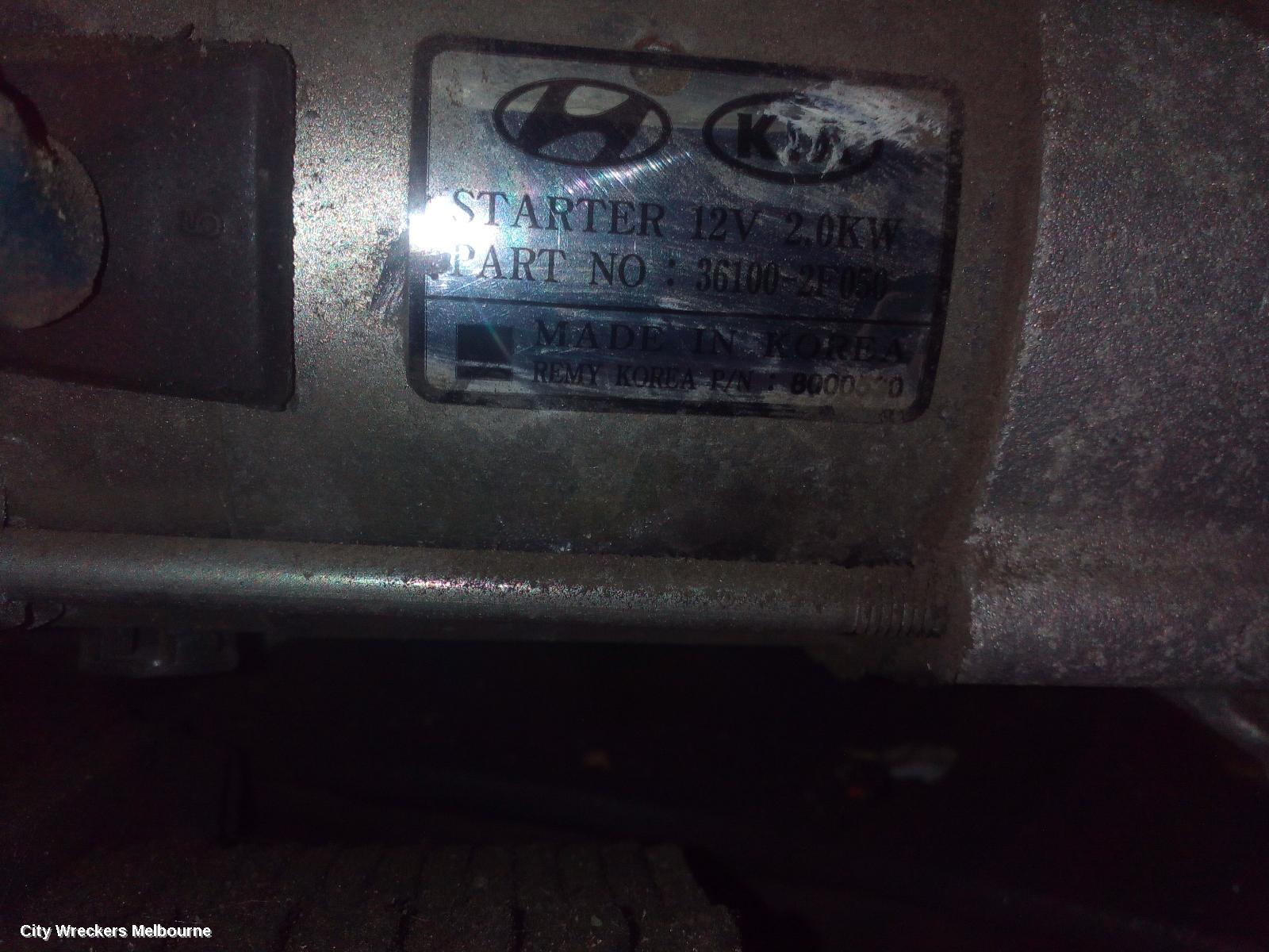 KIA SPORTAGE STARTER, DIESEL, 2.0, D4HA, TURBO, SL, 05/2010 - 10/2015 - Image 2