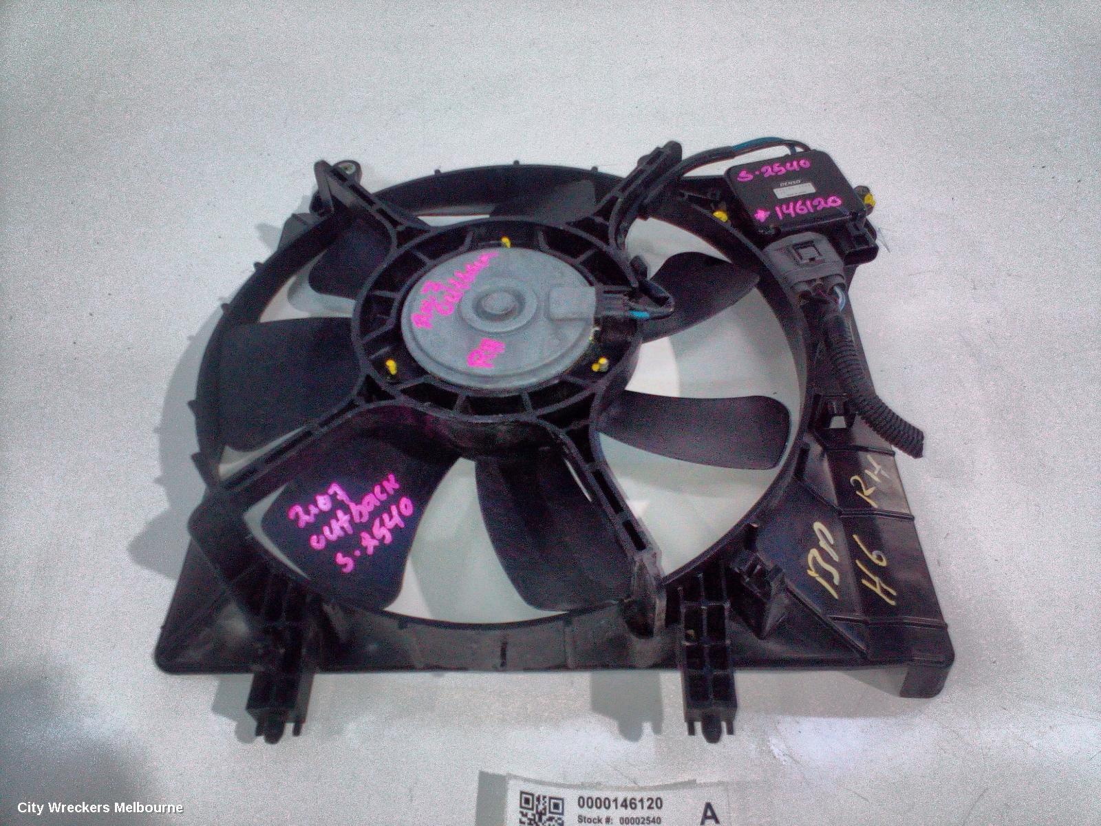 SUBARU OUTBACK FAN, A/C FAN (RH - DRIVERS SIDE), 3.0, EZ30, 4TH GEN, 7 BLADES, 07/2003 - 08/2009 - Image 1