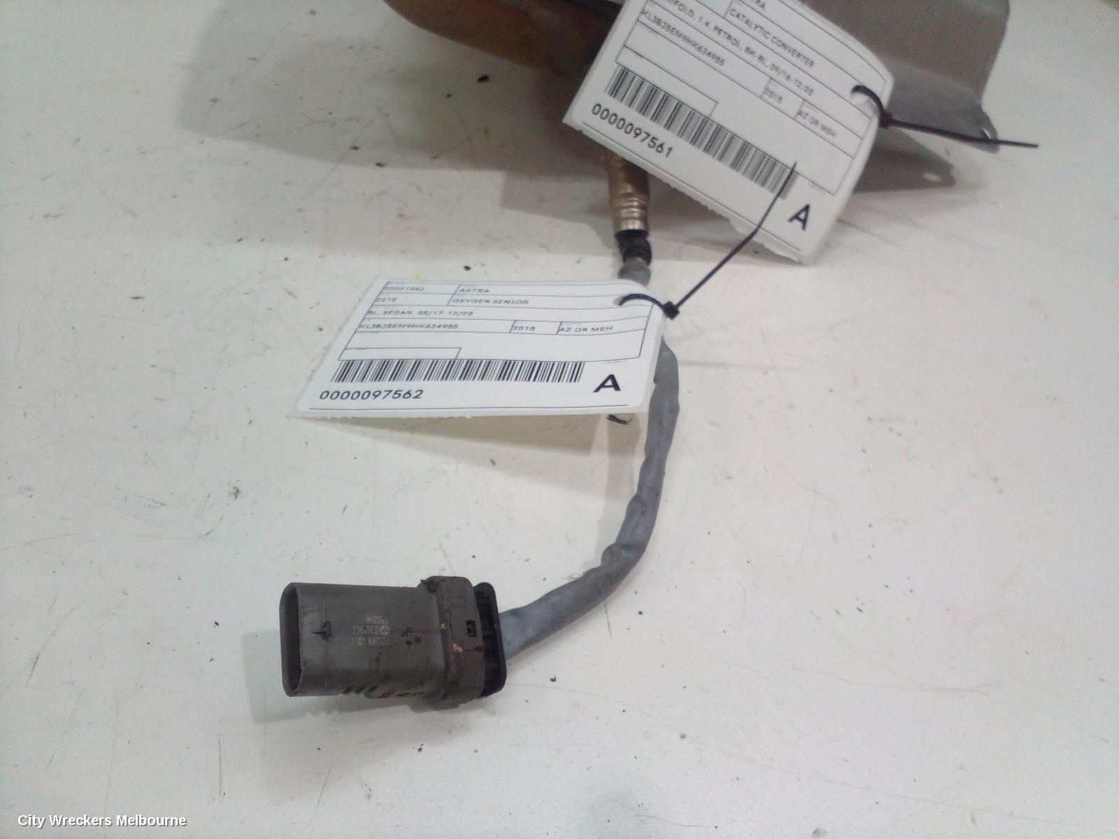 HOLDEN ASTRA OXYGEN SENSOR, BL, SEDAN, 05/2017 - 12/2020 - Image 1
