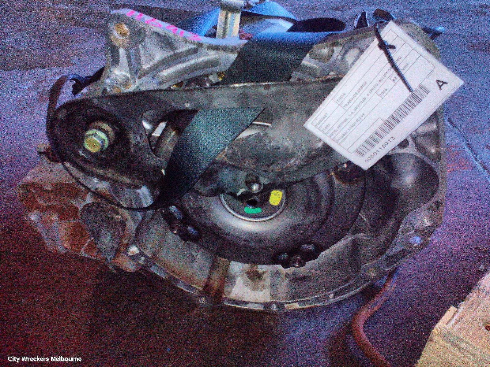NISSAN TIIDA TRANS/GEARBOX, AUTO, PETROL, 1.8, RE4F03B, 4 SPEED (ALLOY BACKING PLATE), C11, 09/2004 - 01/2013 - Image 3