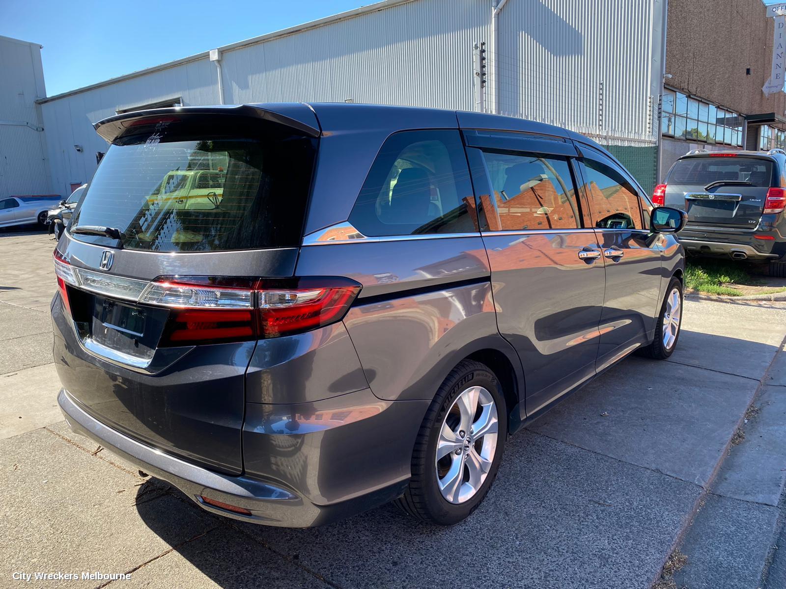 HONDA ODYSSEY REAR BUMPER, RC1, BUMPER BAR (3 PIECES), NON PARK SENSOR TYPE, 02/2014 - 12/2020 - Image 1