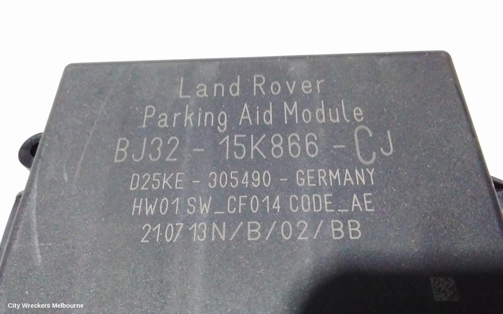 LAND ROVER RANGEROVER EVOQUE, L538, 11/2011 - 01/2019, PARKING AID MODULE BJ32-15K866-CJ: 87053 - Image 2
