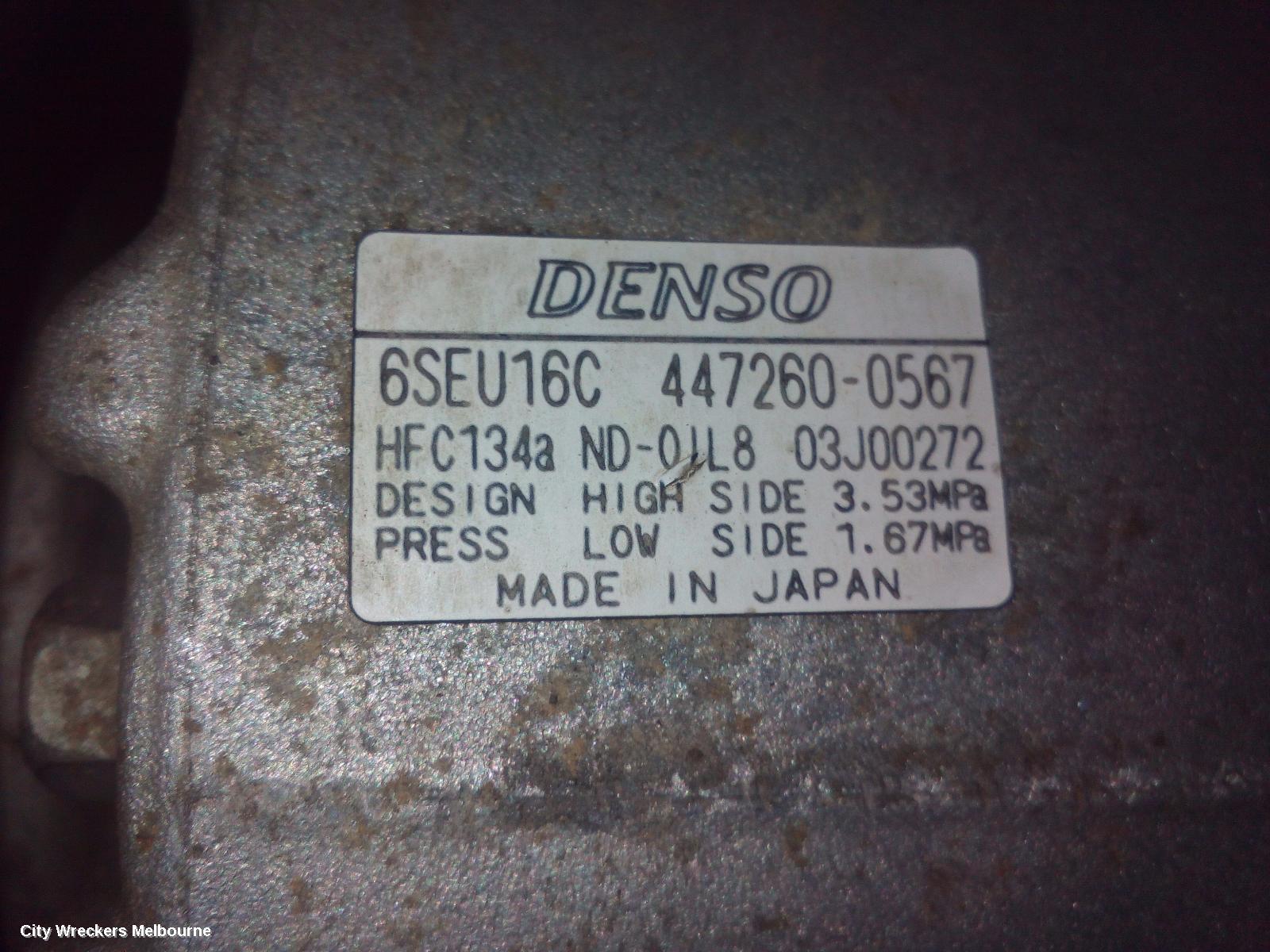 TOYOTA HIACE A/C COMPRESSOR, TRH, 2.7, 2TR-FE, PETROL, 03/2005 - 04/2019 - Image 3
