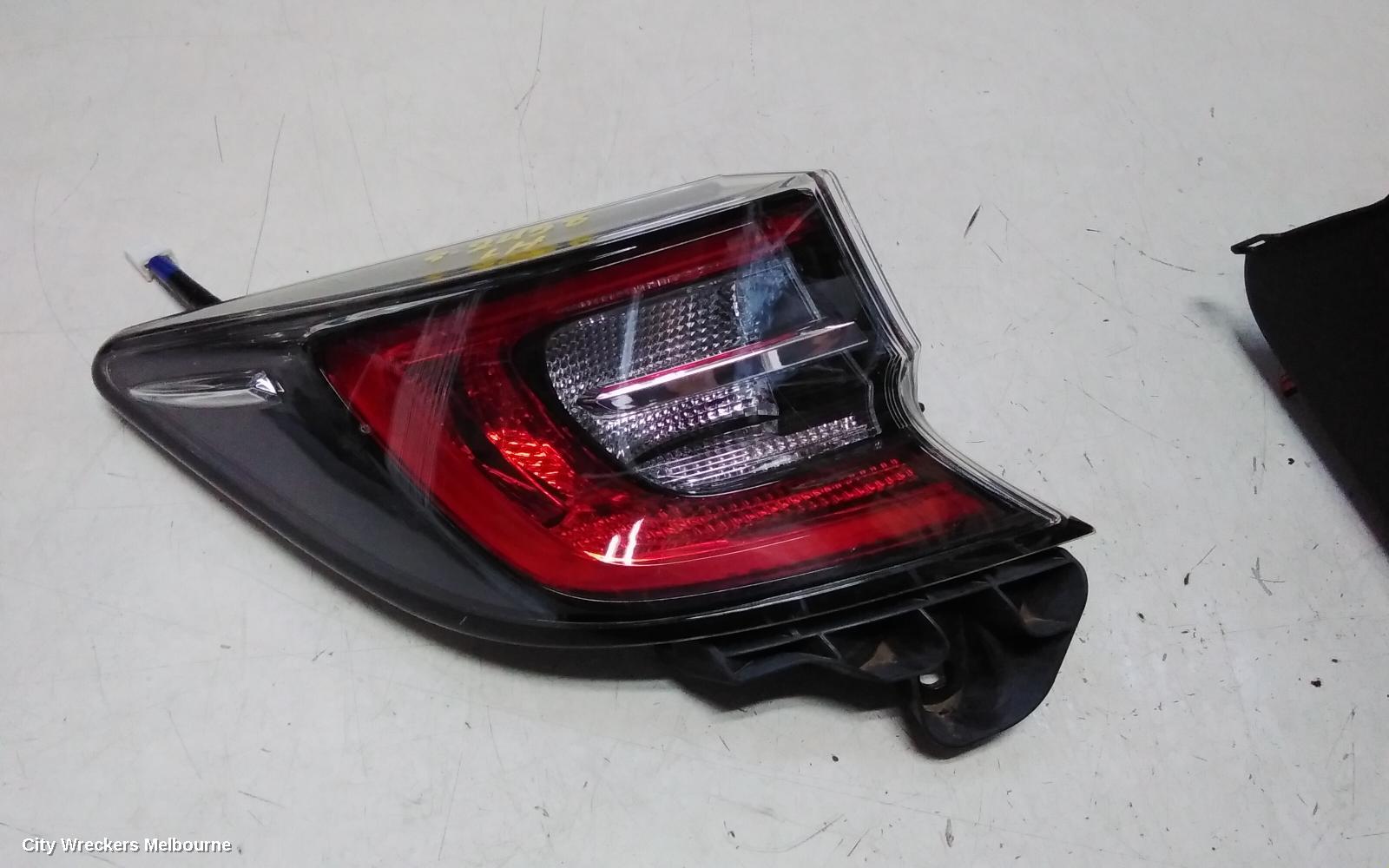 TOYOTA COROLLA LEFT TAILLIGHT, E210, IN BODY, HATCH, 07/2018 - 08/2022 - Image 1
