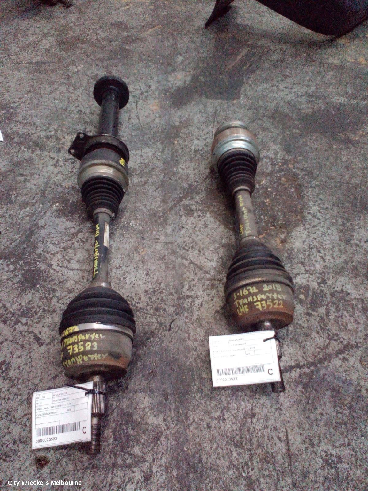 VOLKSWAGEN TRANSPORTER RIGHT DRIVESHAFT, FRONT, DIESEL, 2.0, TURBO, T5, 03/2010 - 06/2015 - Image 2
