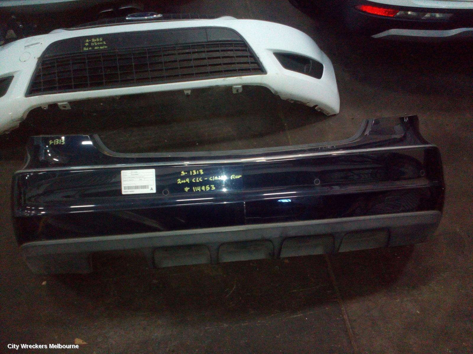 MERCEDES CLC CLASS REAR BUMPER, CL203, W/ PARK SENSOR TYPE, 08/2008 - 03/2011 - Image 2