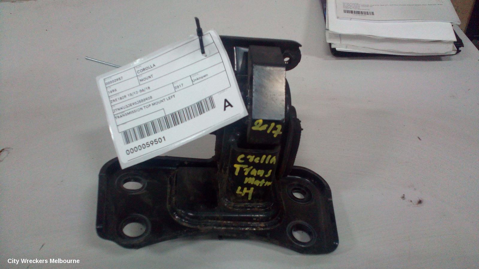 TOYOTA COROLLA MOUNT, ZRE182R 10/2012 - 06/2018 - Image 1