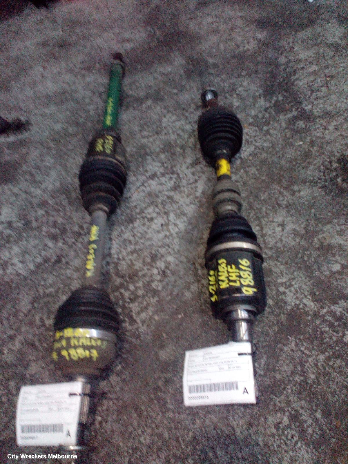 RENAULT KALEOS LEFT DRIVESHAFT, FRONT, AUTO T/M, PETROL, AWD, H45, 09/2008 - 04/2016 - Image 2