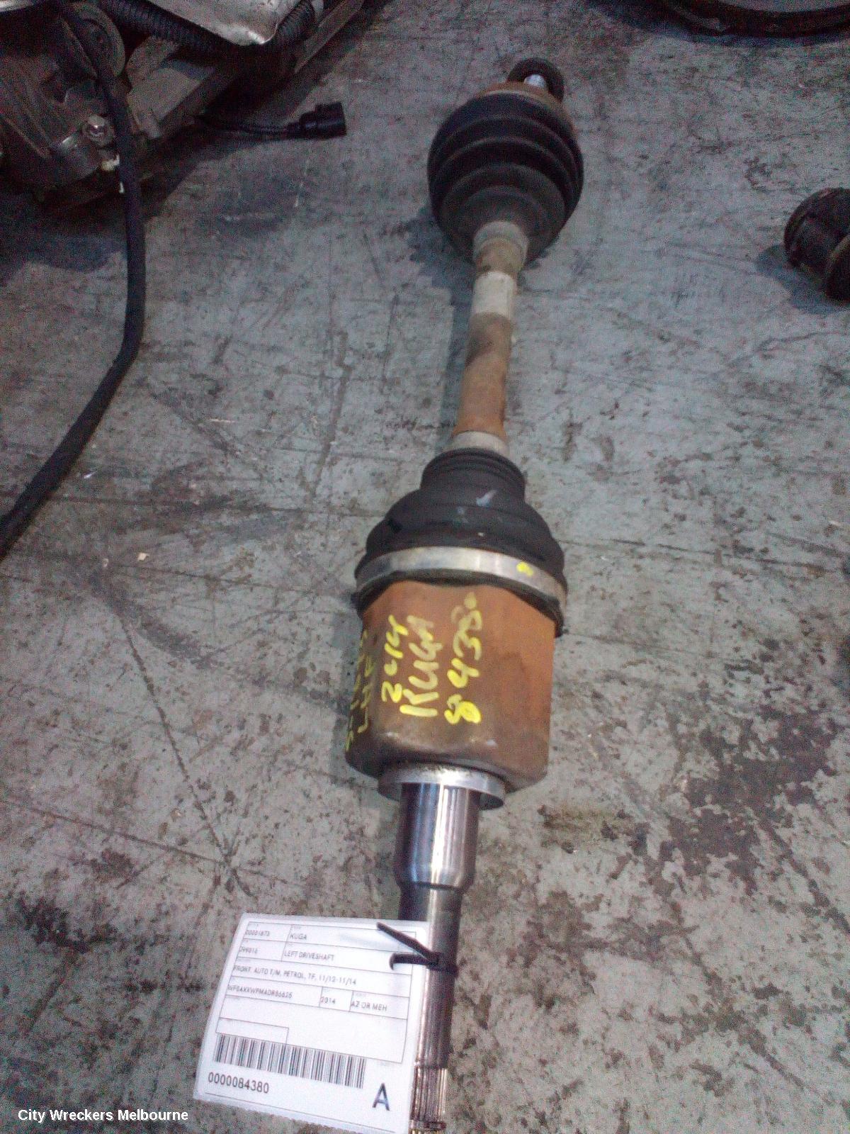 FORD KUGA LEFT DRIVESHAFT, FRONT, AUTO T/M, PETROL, TF, 11/2012 - 11/2014 - Image 1
