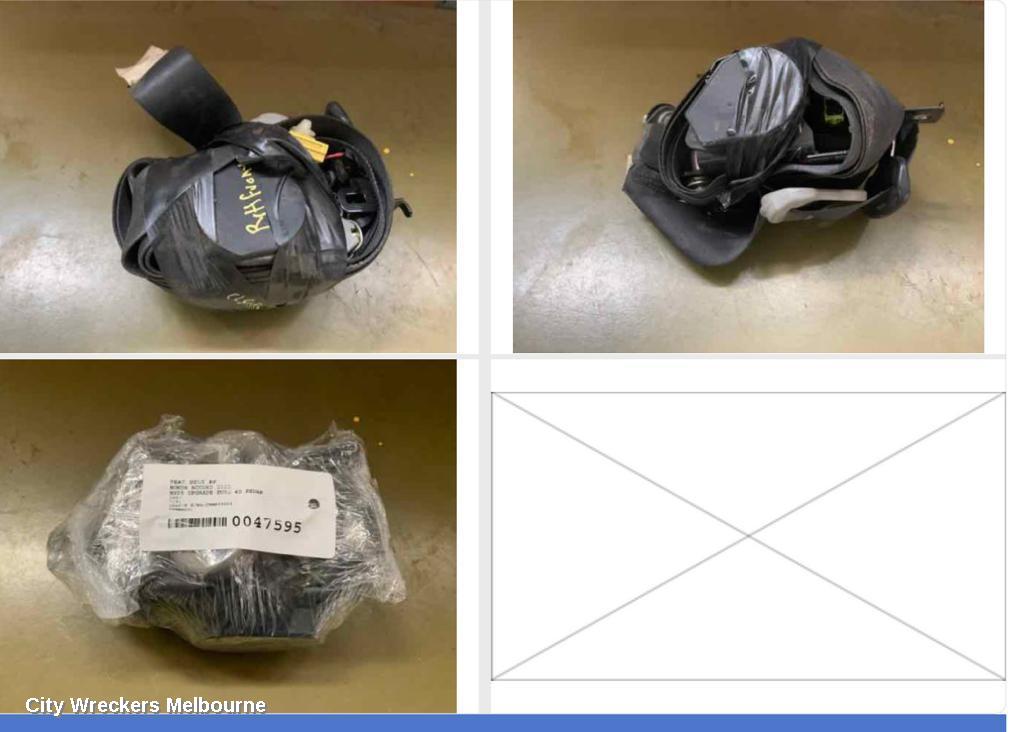 HONDA ACCORD SEATBELT/STALK, RH FRONT, SEAT BELT ONLY, TAN, 7TH GEN, CL/EURO (VIN JHMCL), 06/2003 - 03/2008 - Image 1