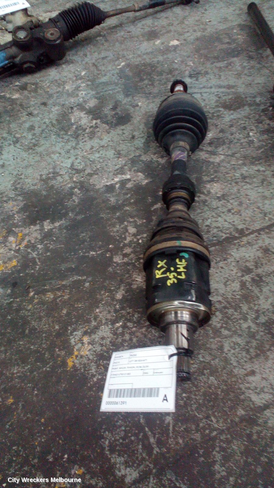 LEXUS RX SERIES LEFT DRIVESHAFT, FRONT, MCU3#, RX330, 04/2003 - 11/2005 - Image 1